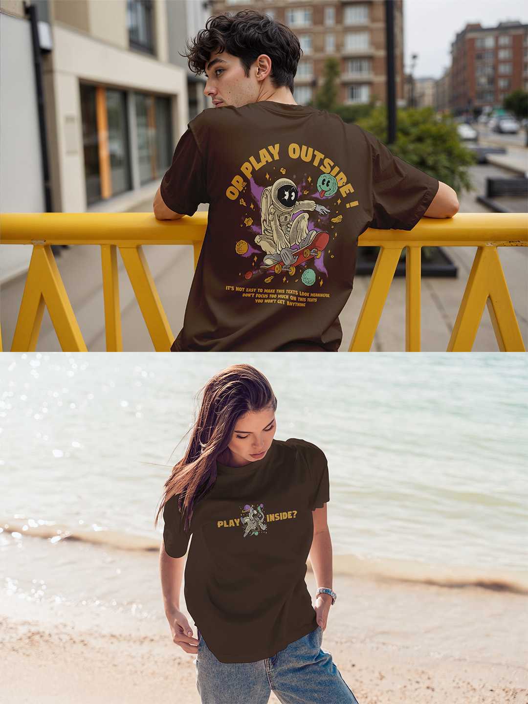 Play Inside Oversized Tee