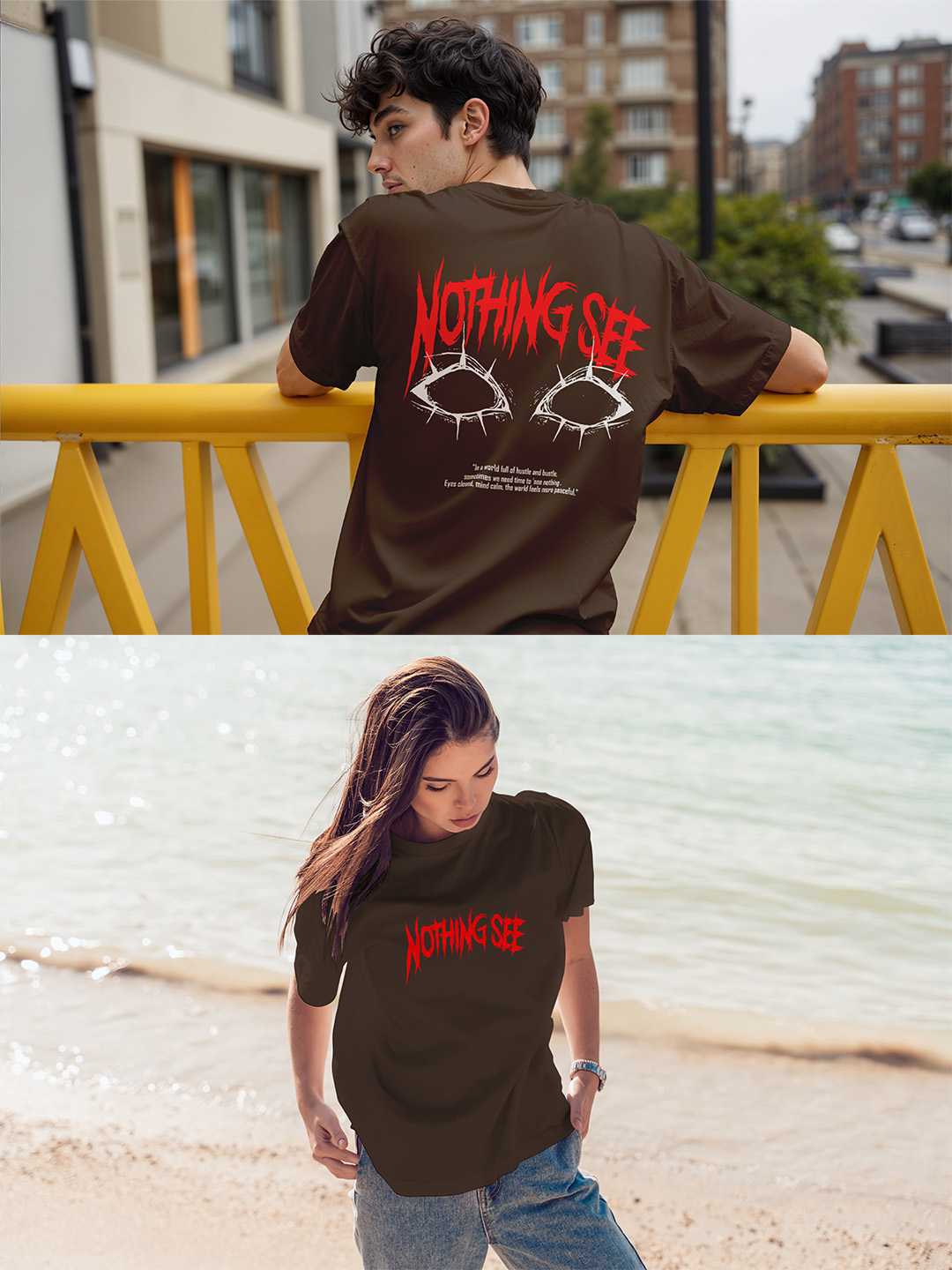 Nothing See Oversized Tee