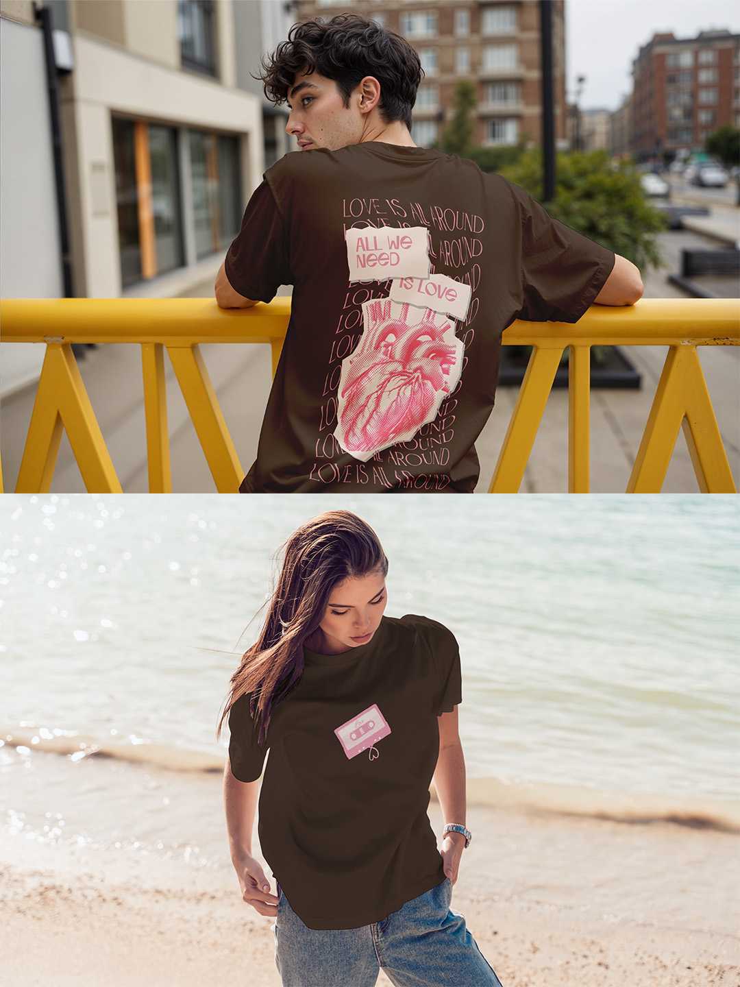 Love is all we need Oversized Tee