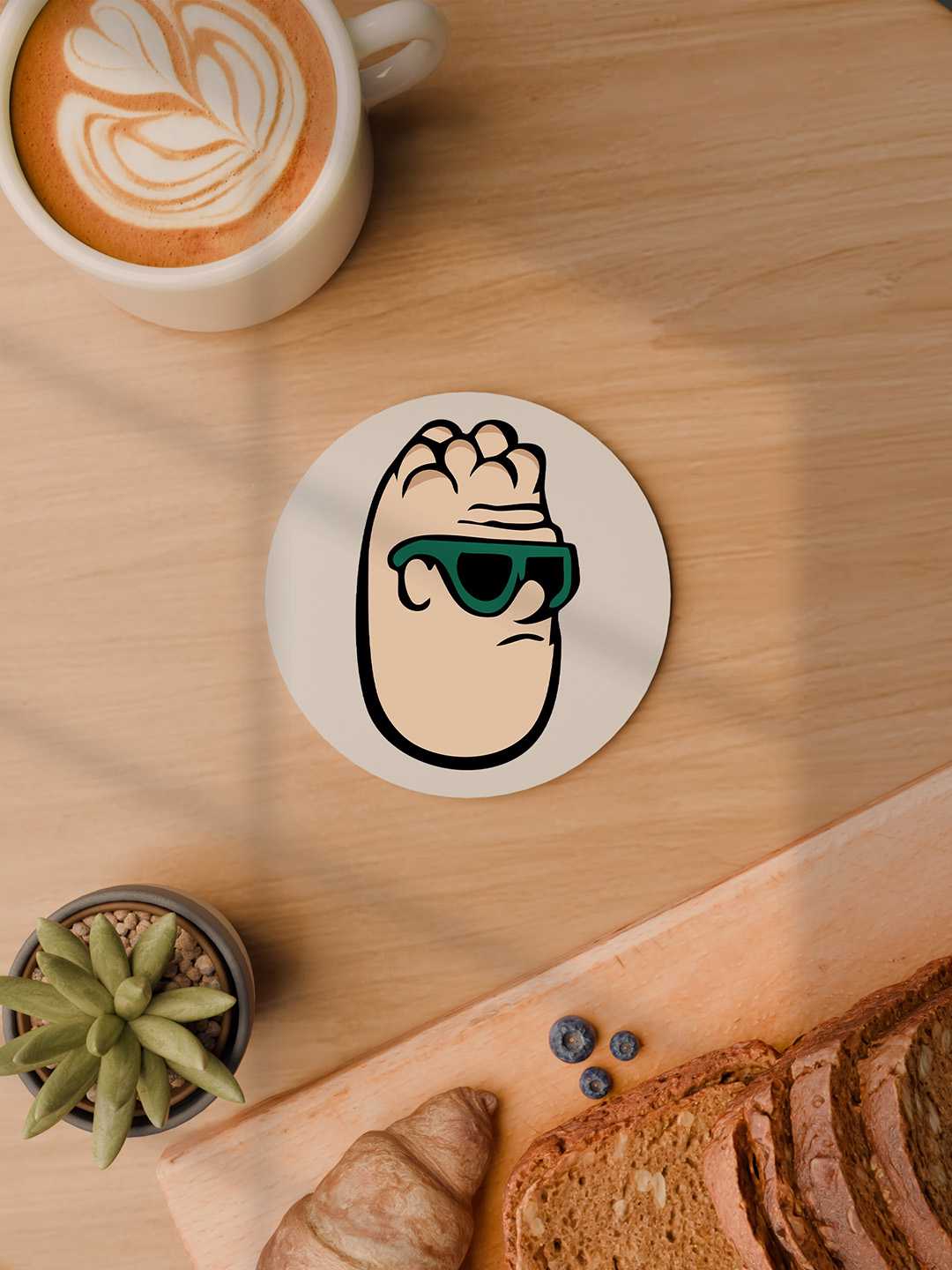 The LOL Expressions Graphic Coasters - Pack of 6