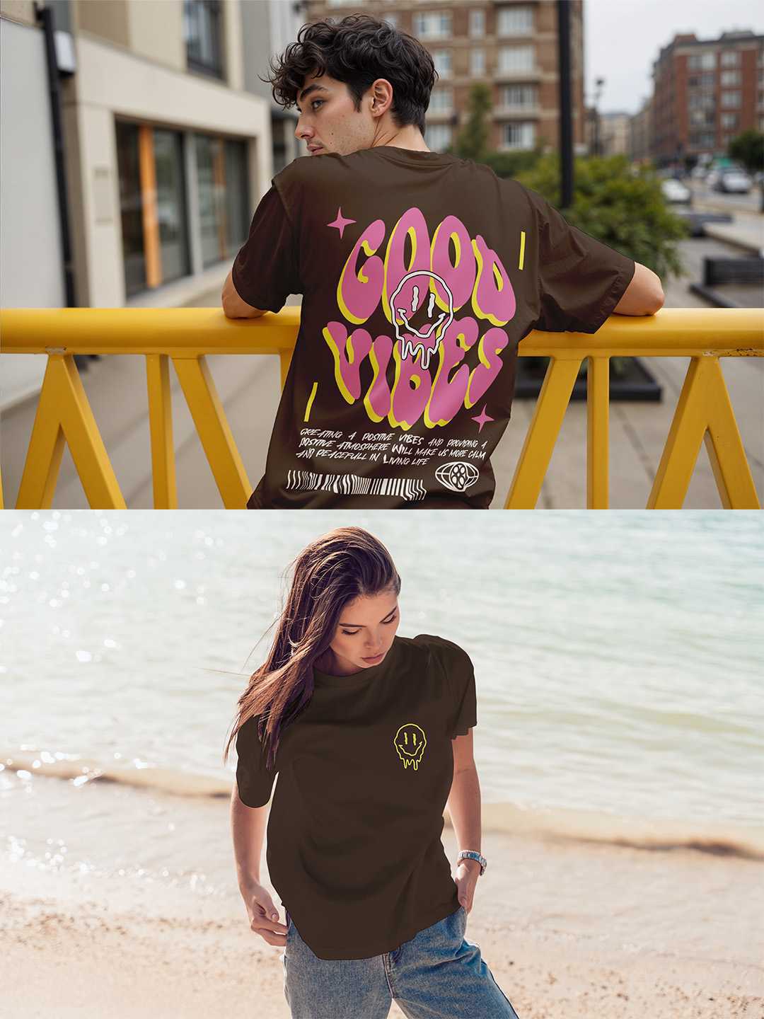 Good Vibes Oversized Tee