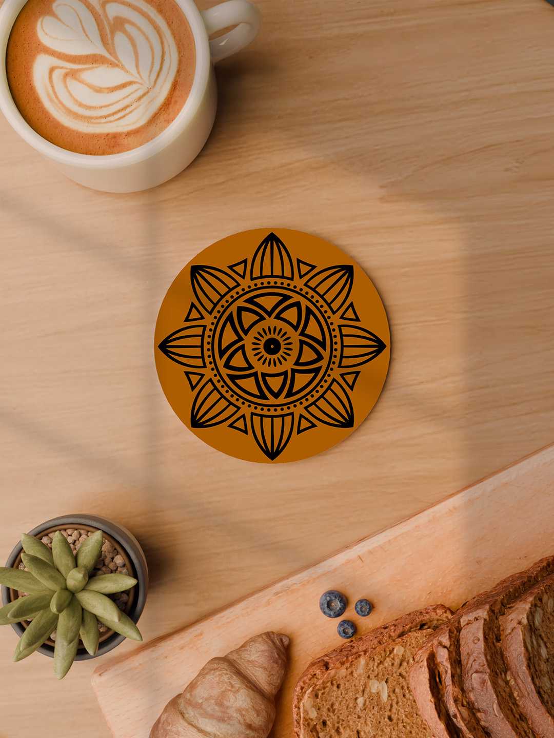 Ethnicity Pattern Graphic Coasters - Pack of 6