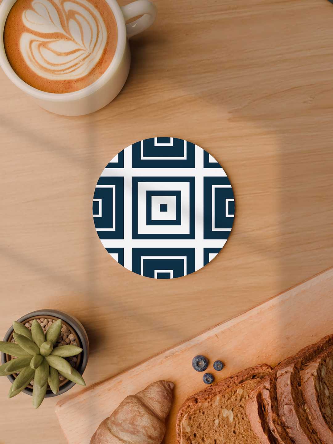 Modern Tiles Graphic Coasters - Pack of 6