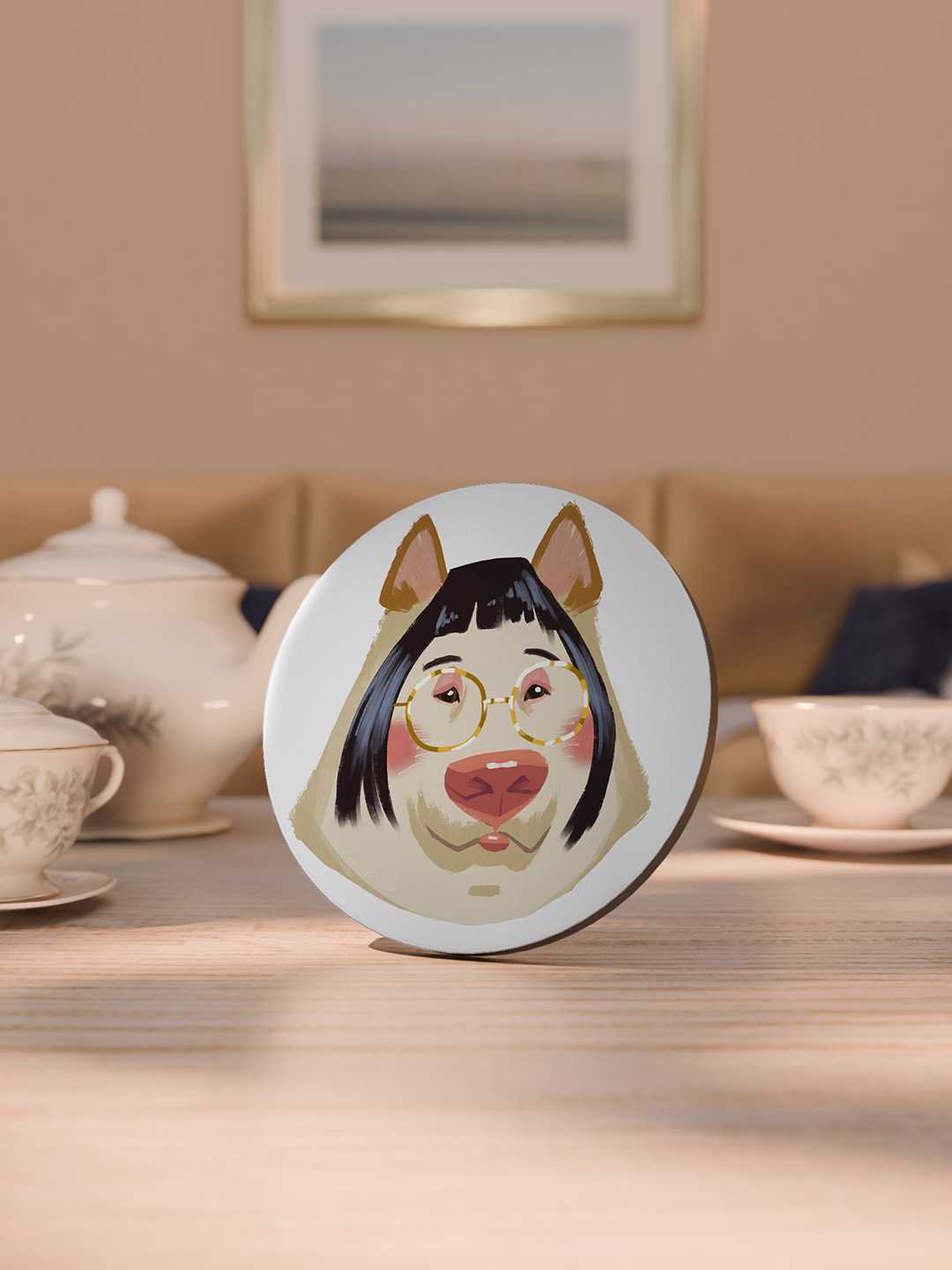 Anime Illustrations Graphic Coasters - Pack of 6