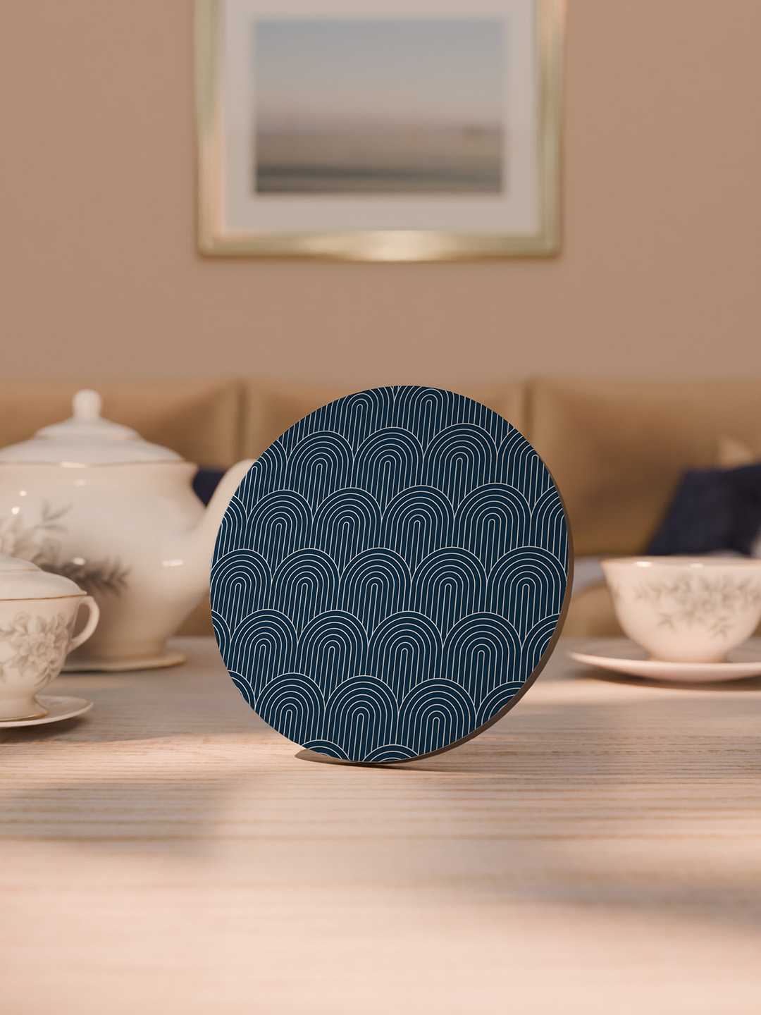 Elegant Luxe Pattern Graphic Coasters - Pack of 6