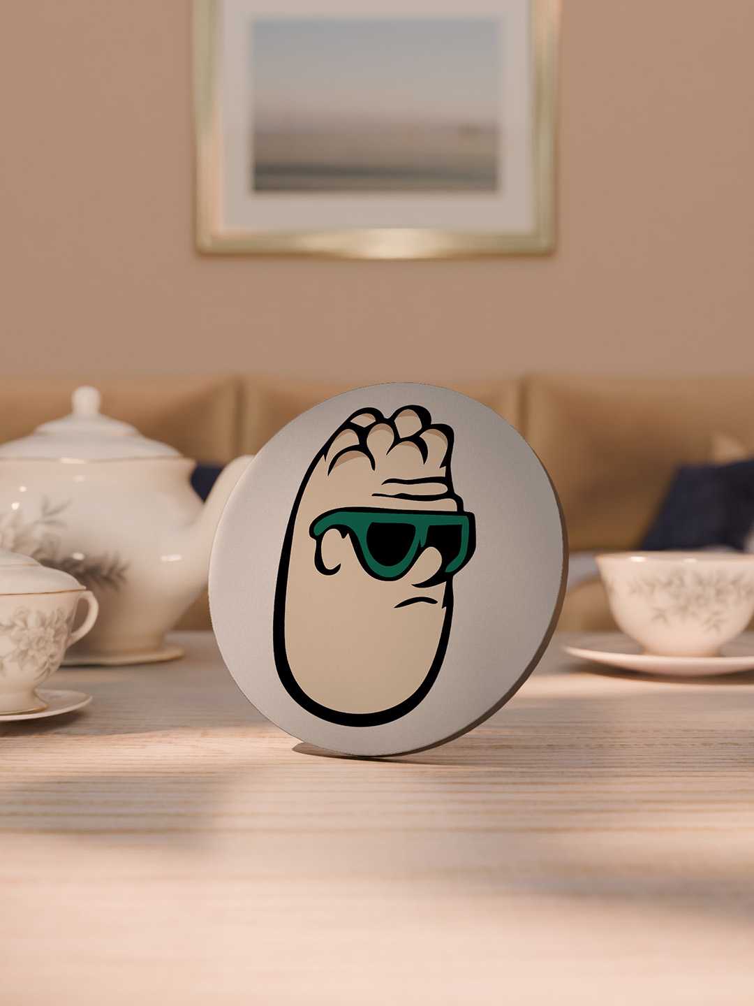 The LOL Expressions Graphic Coasters - Pack of 6