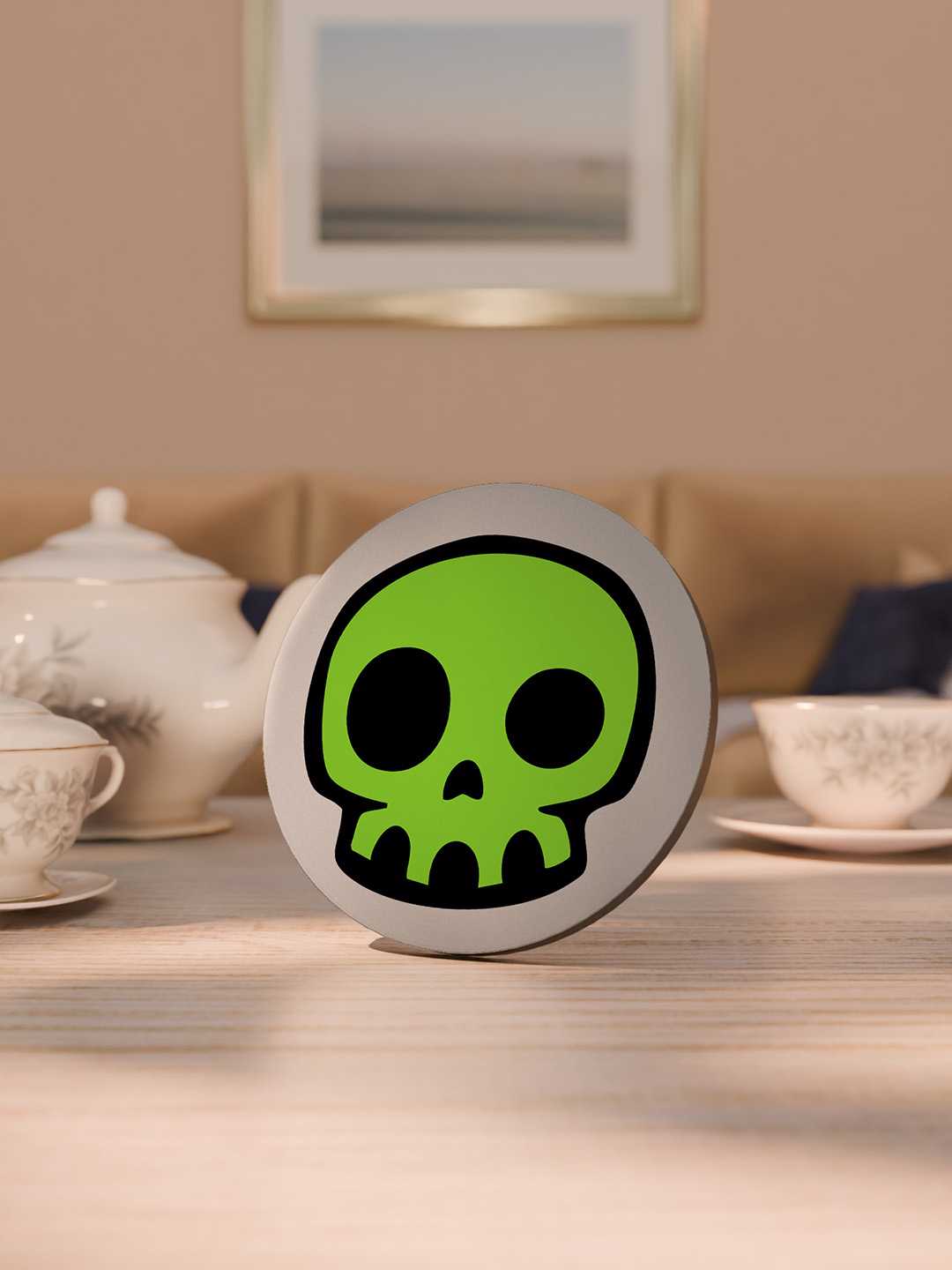 Skull Graphic Coasters - Pack of 6