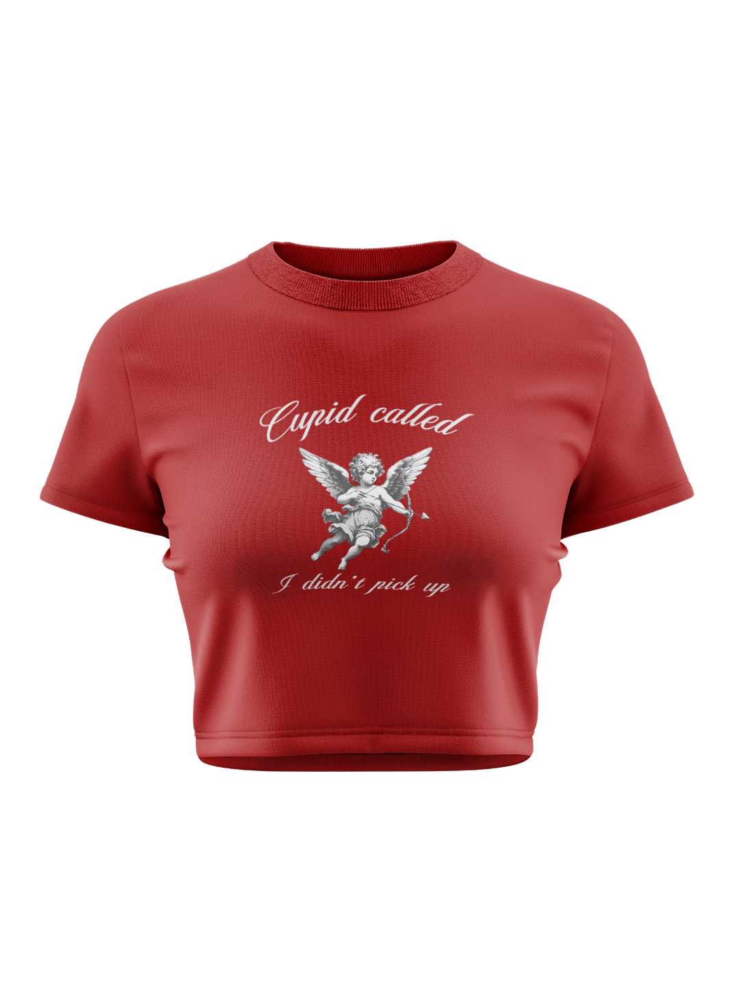 Cupid Call Graphic Baby Tee