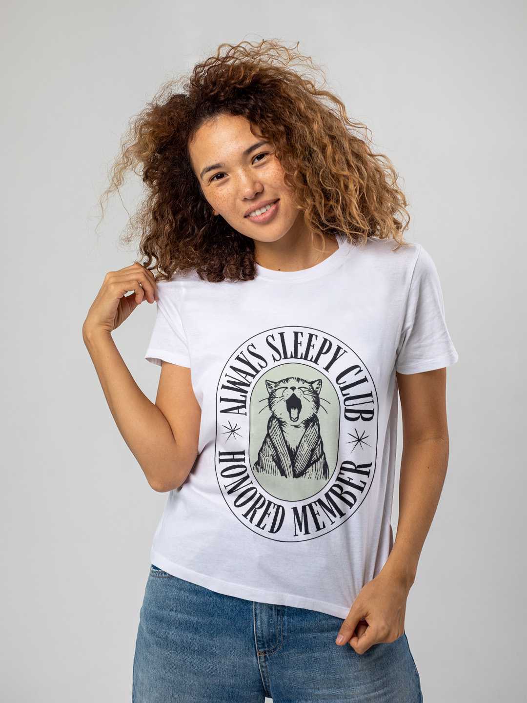 Always Sleepy Club Graphic Tee