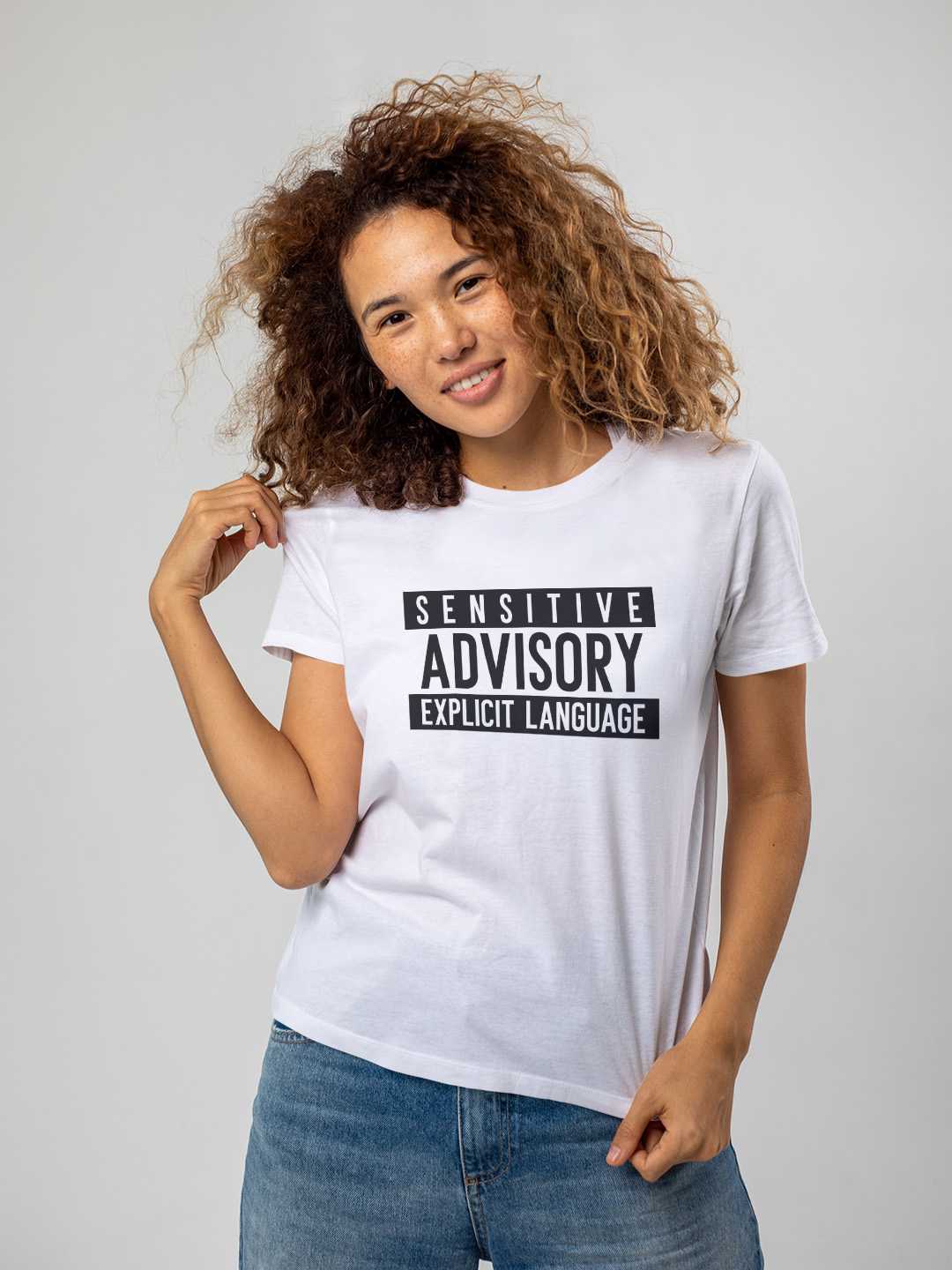 Sensitive Advisory Graphic Tee