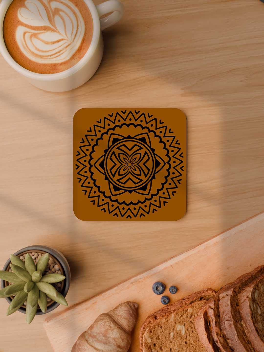 Ethnicity Pattern Graphic Coasters - Pack of 6