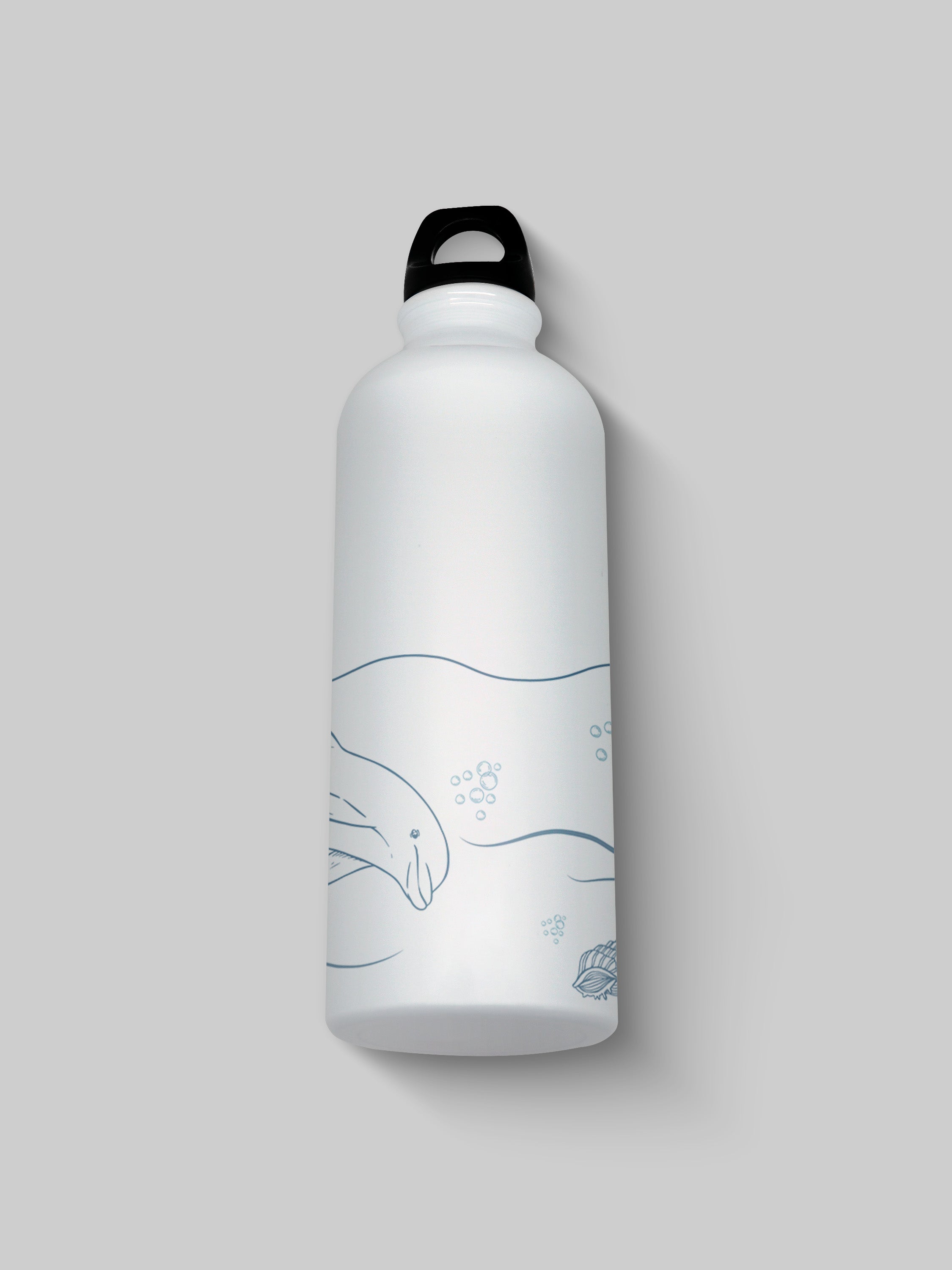 Dolphin Art Graphic Metal Bottle