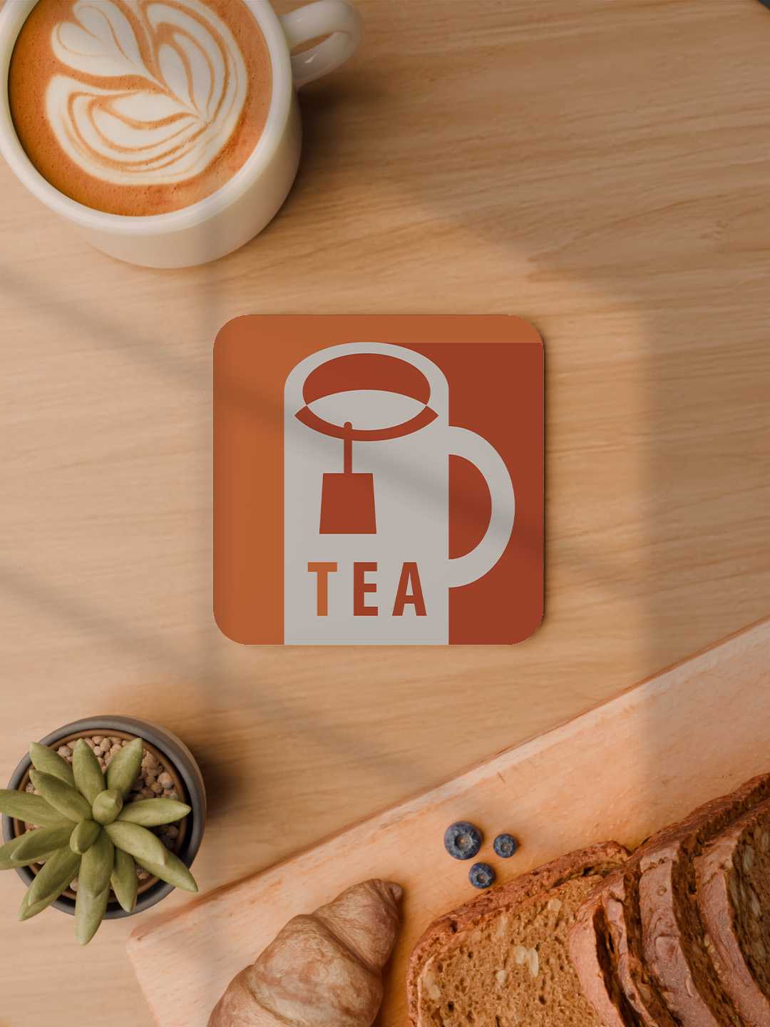 Tea & Coffee Graphic Coasters - Pack of 6