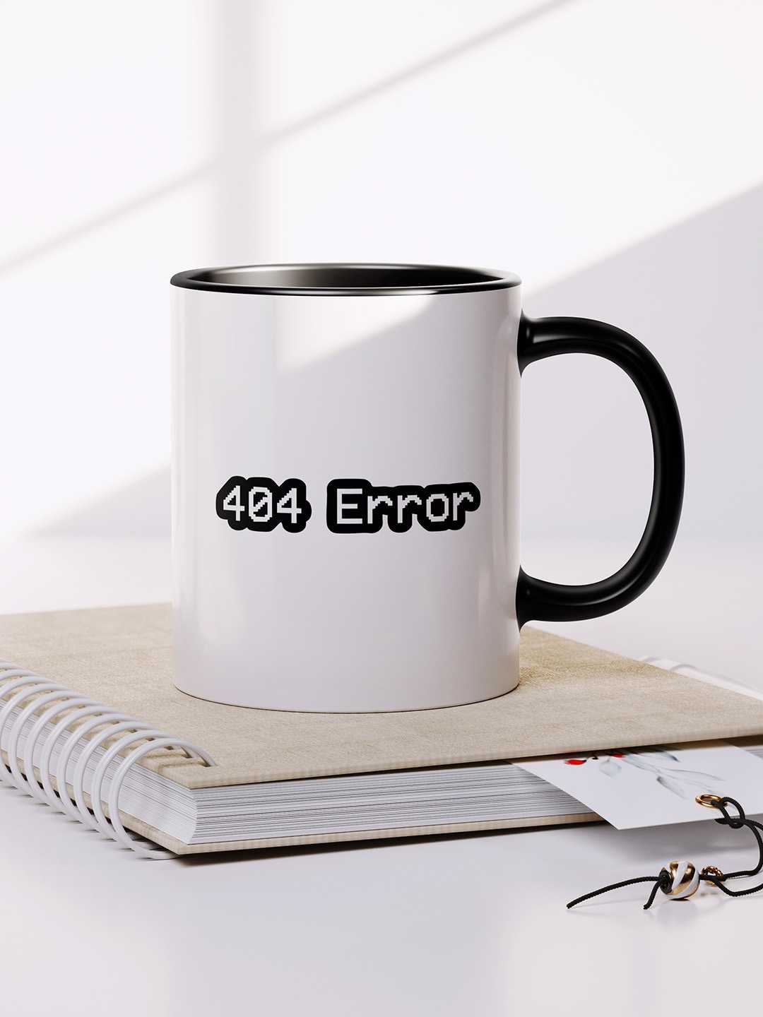ERROR 404 Graphic Printed Ceramic Mug