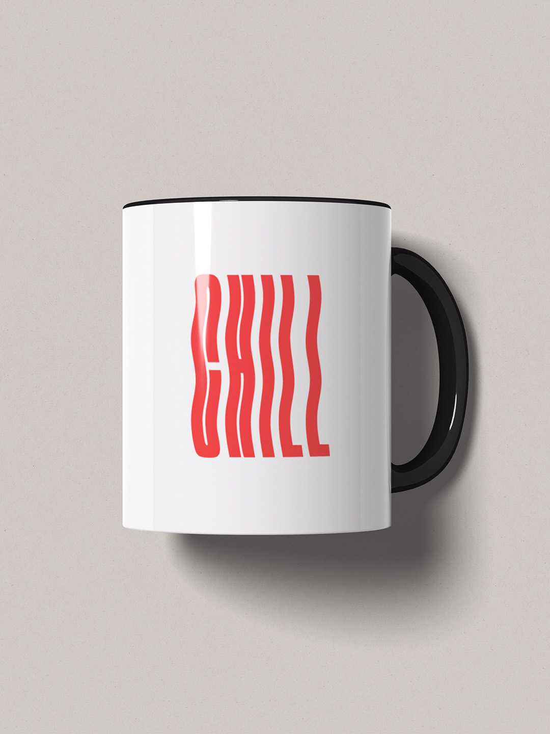 CHILL Graphic Printed Ceramic Mug