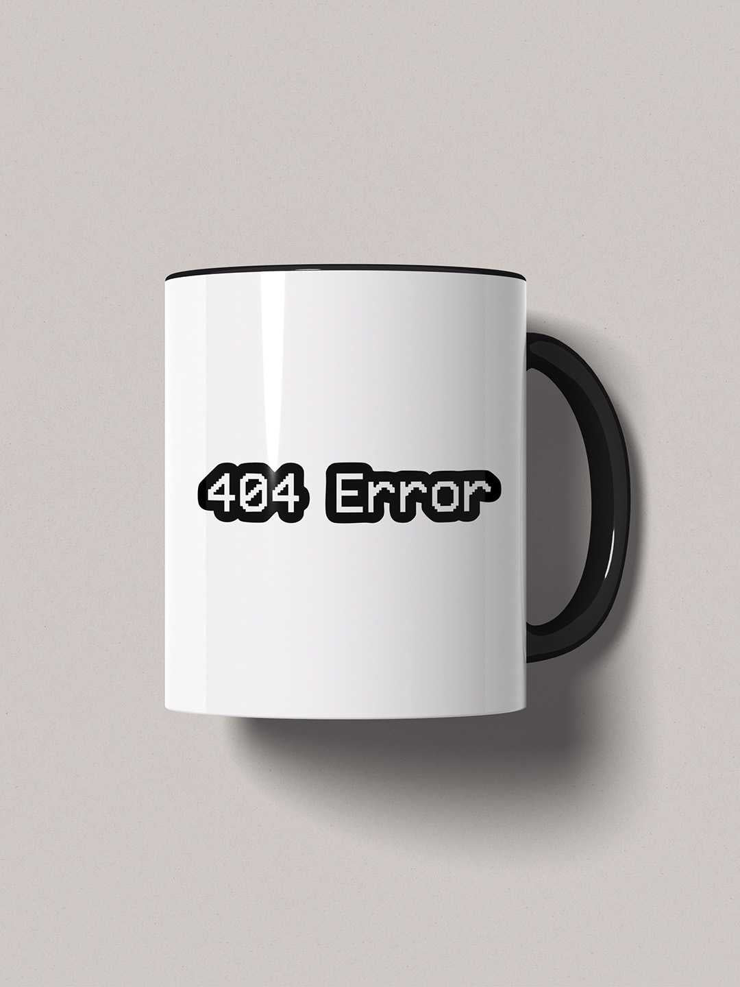 ERROR 404 Graphic Printed Ceramic Mug