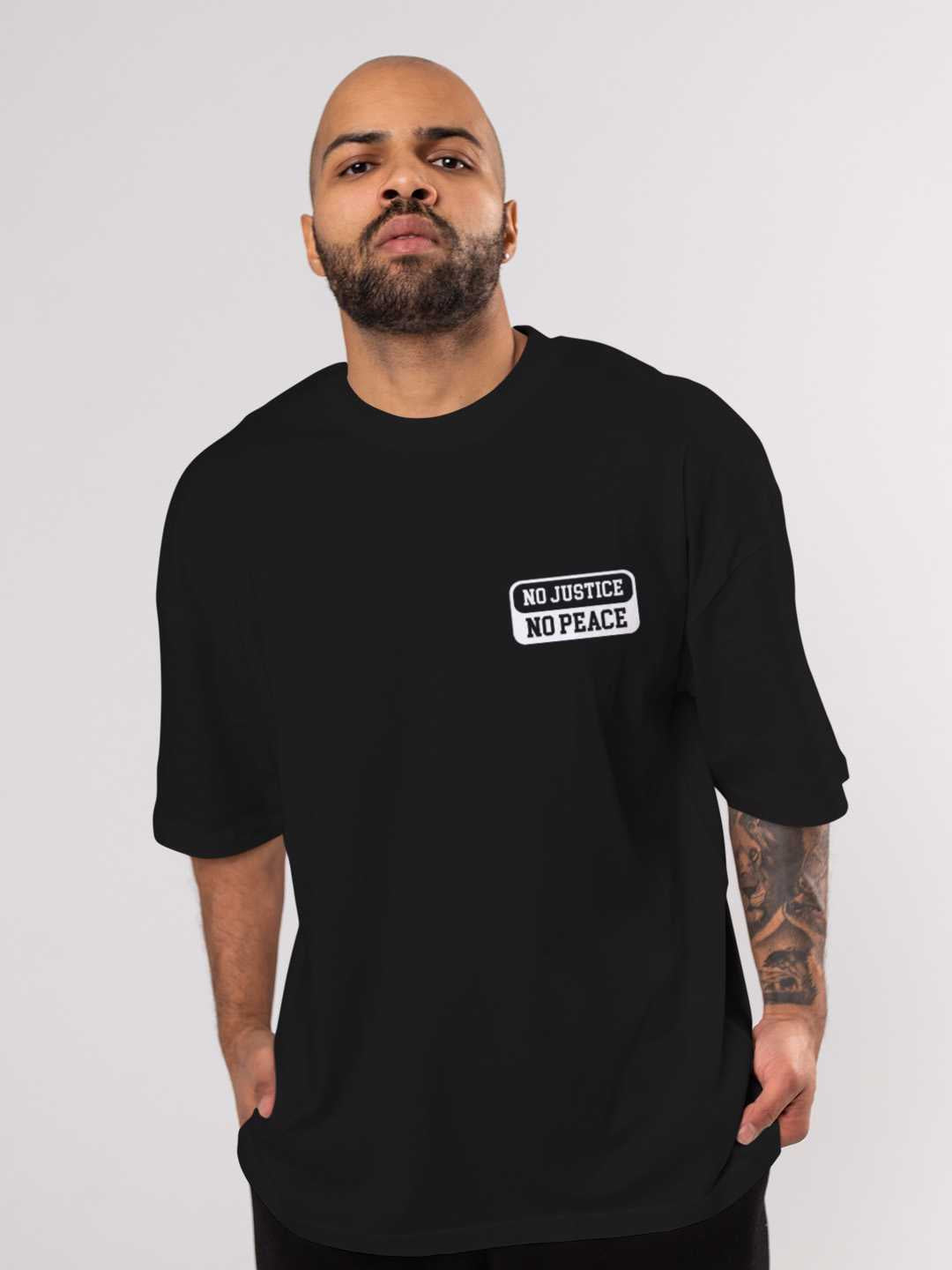 No Justice No Peace Oversized Tee