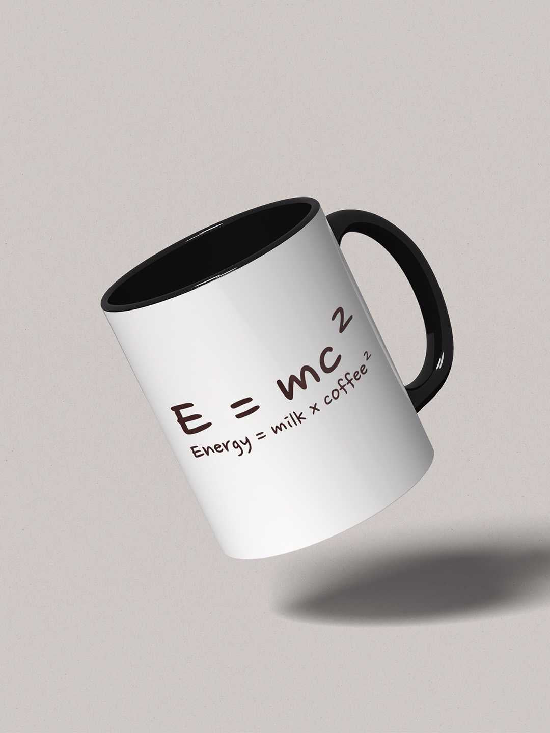 E=MC2 Graphic Printed Ceramic Mug