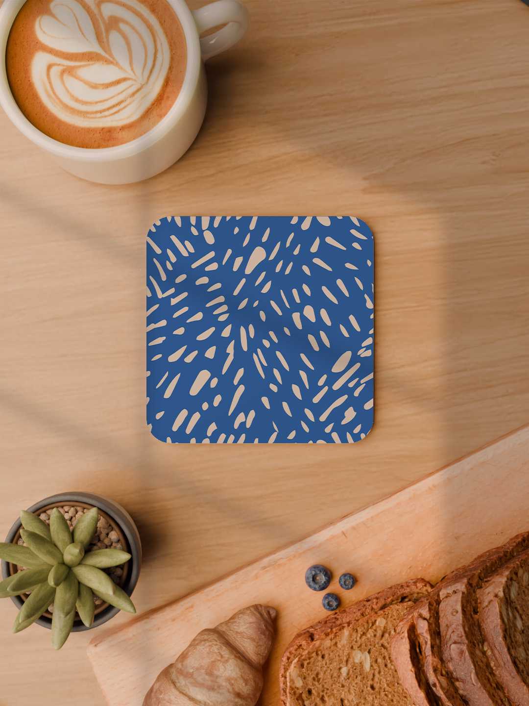 Doodle Pop Pattern Graphic Coasters - Pack of 6