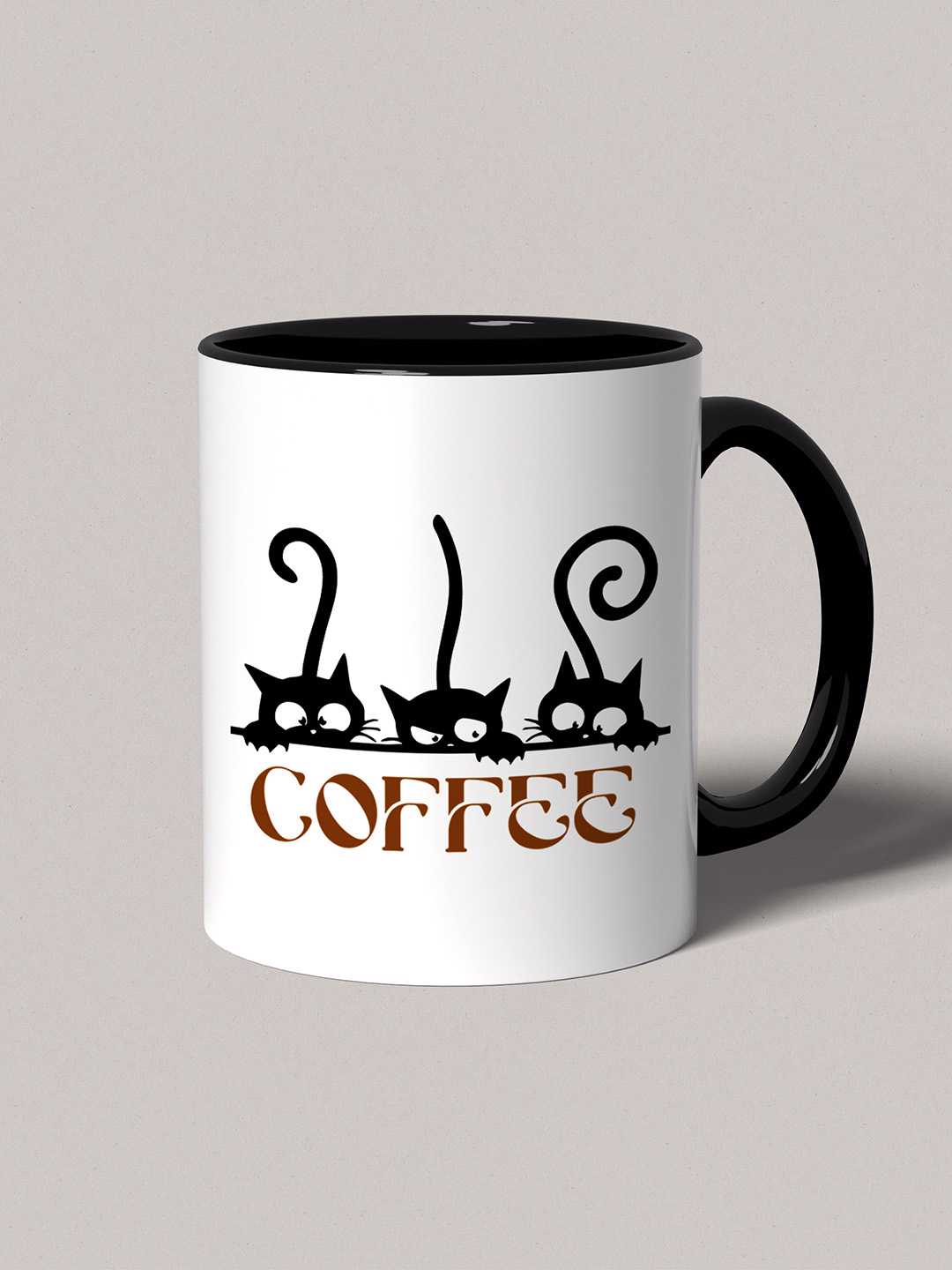 COFFEE CATS Graphic Printed Ceramic Mug