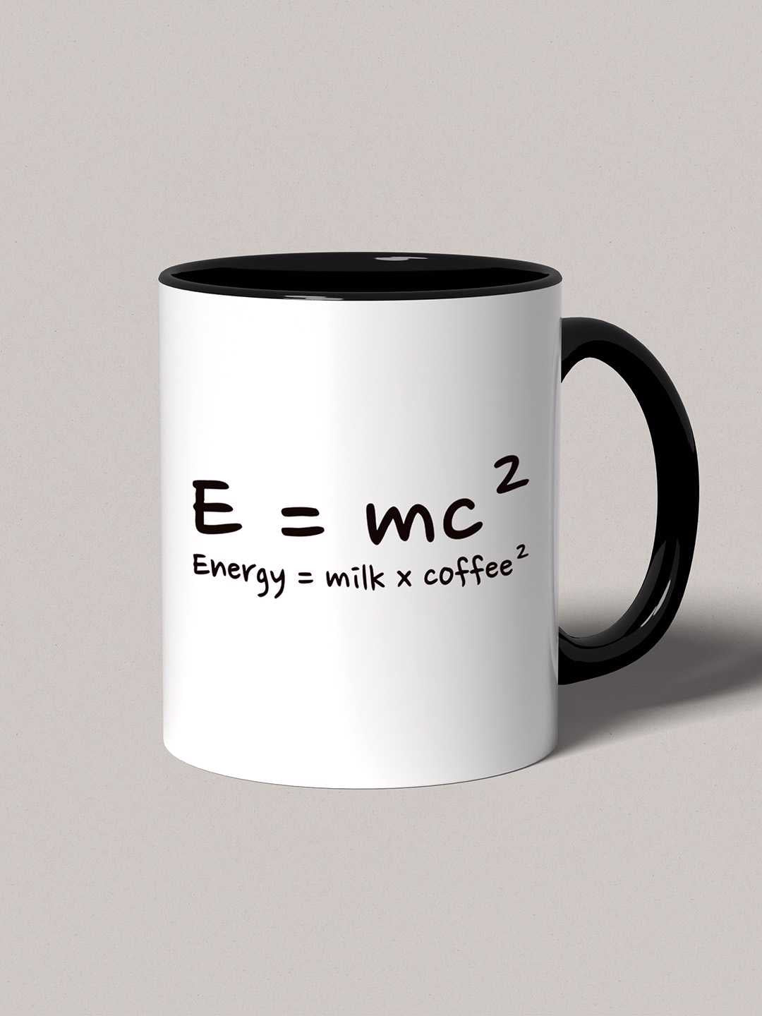 E=MC2 Graphic Printed Ceramic Mug