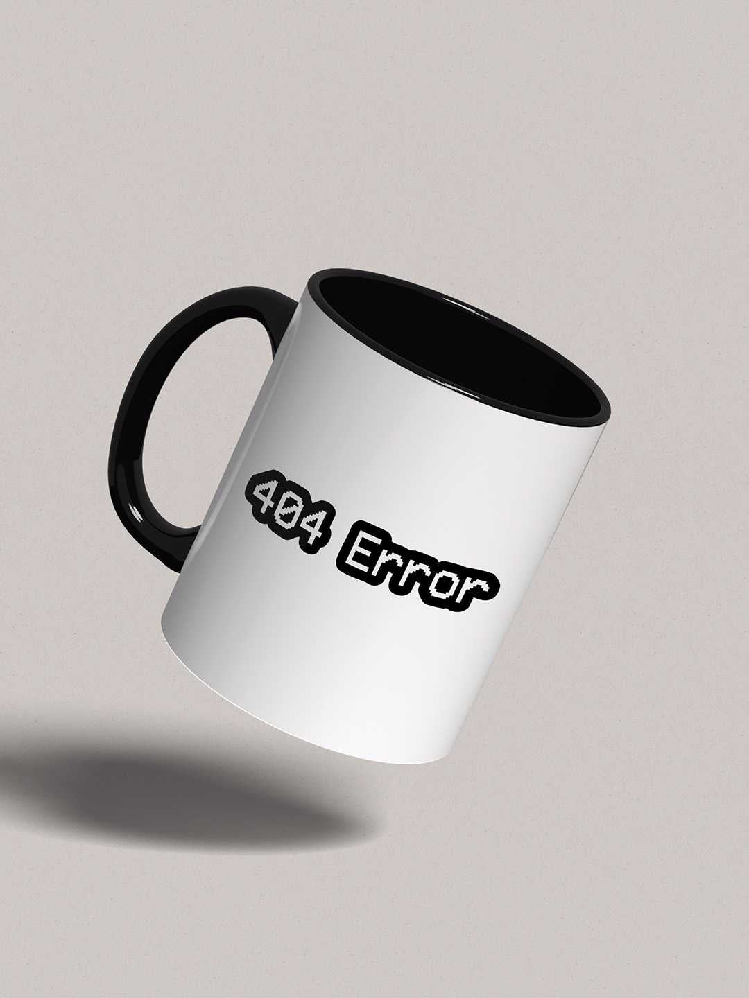 ERROR 404 Graphic Printed Ceramic Mug