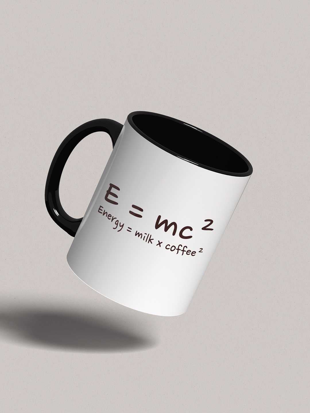 E=MC2 Graphic Printed Ceramic Mug