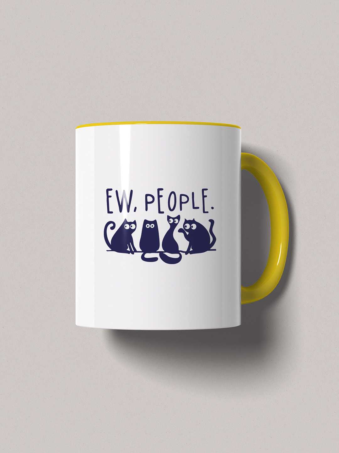 Ew People Graphic Printed Ceramic Mug