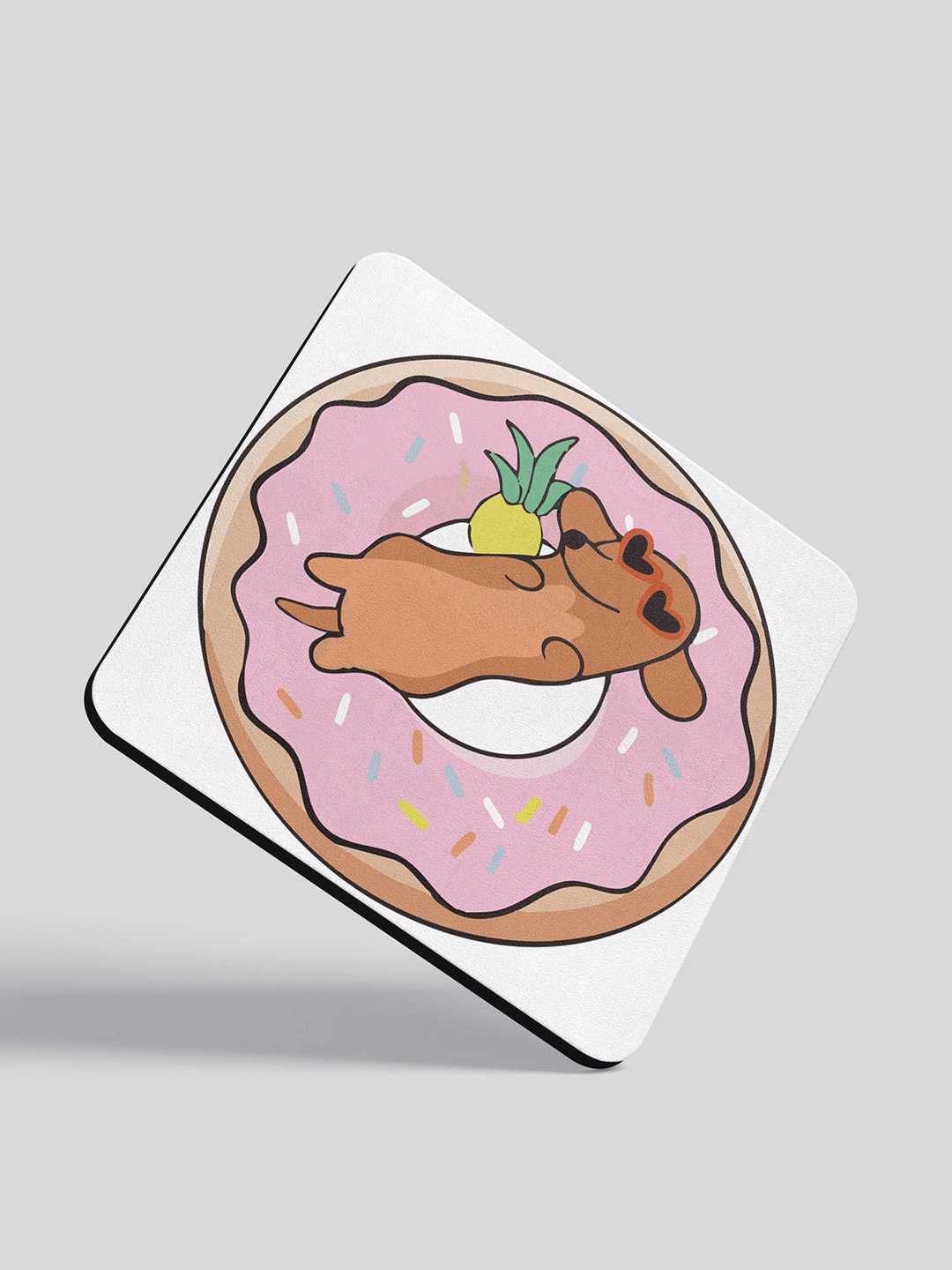 Chilling Dog Graphic Fridge Magnet