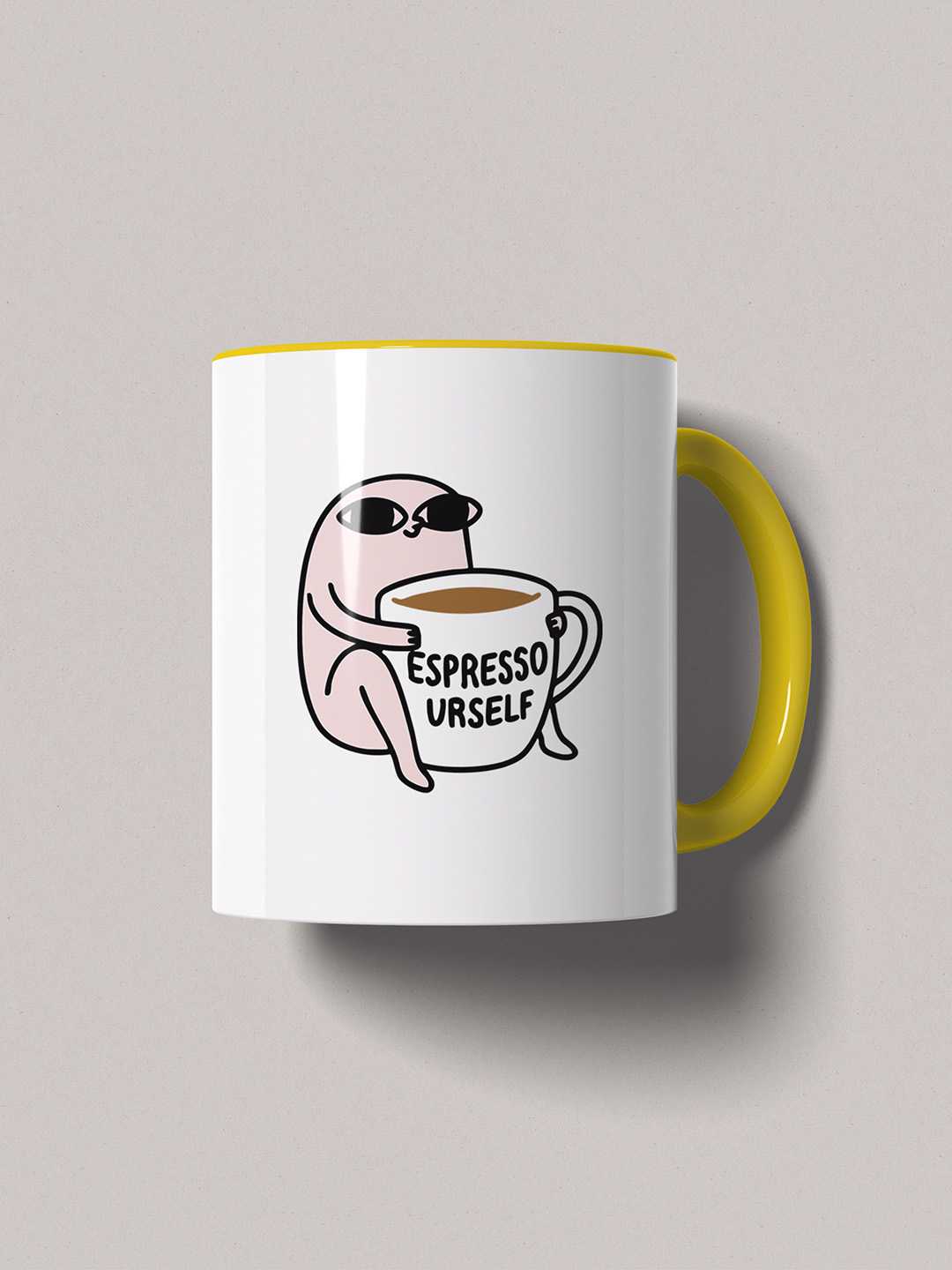 Espresso Urself Graphic Printed Ceramic Mug
