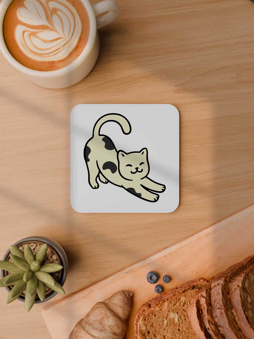 Cats Graphic Coasters - Pack of 6