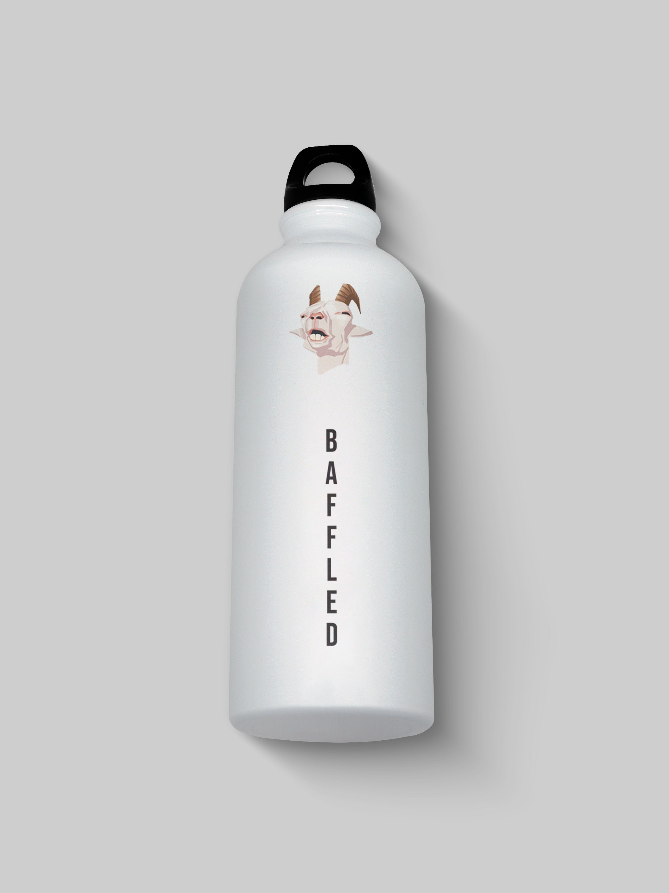 Baffled Graphic Metal Bottle