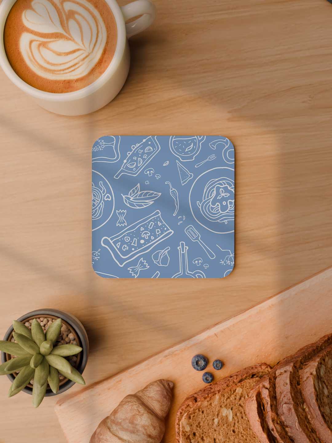 Whimsy Kitchen Graphic Coasters - Pack of 6