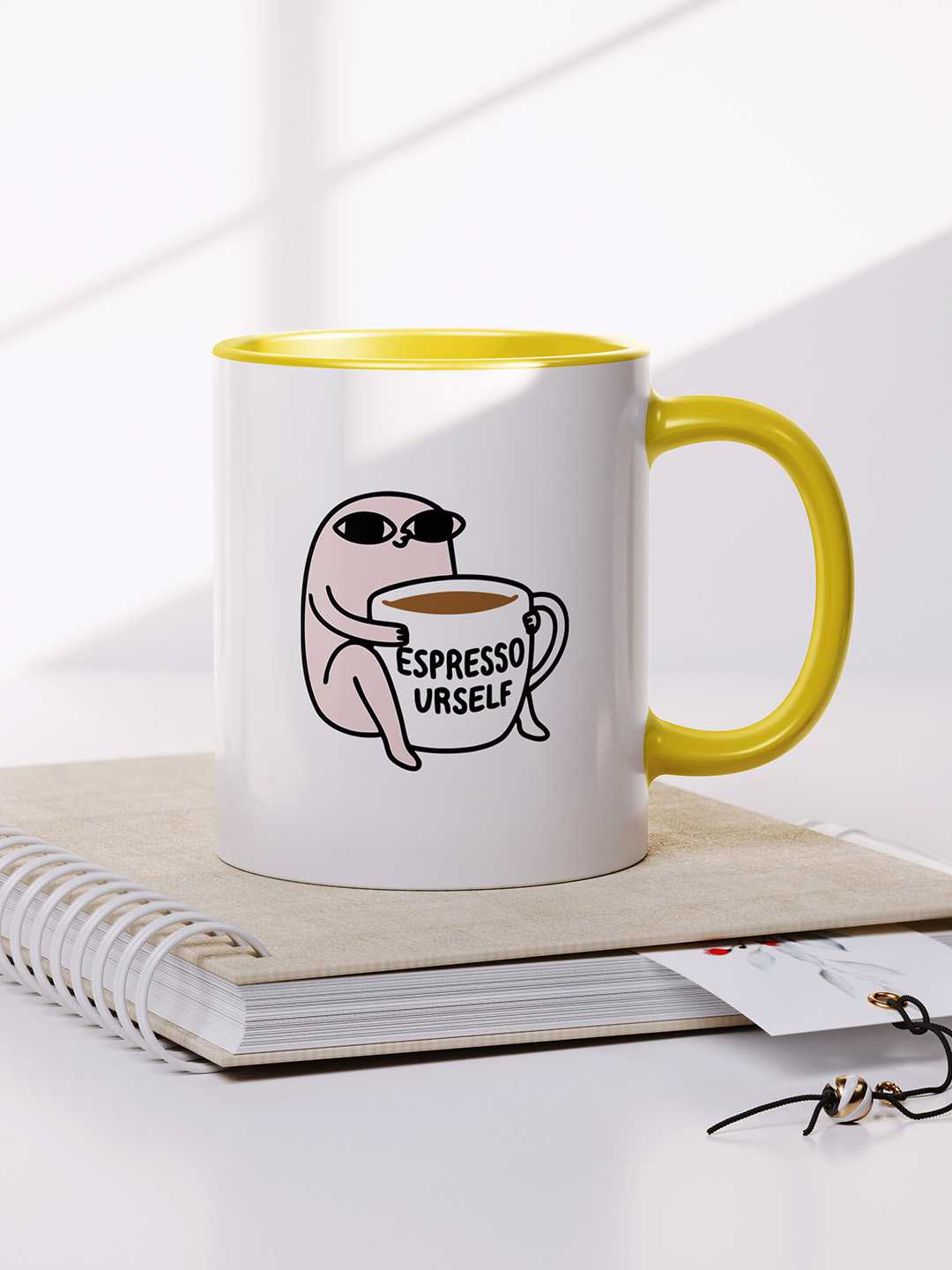 Espresso Urself Graphic Printed Ceramic Mug