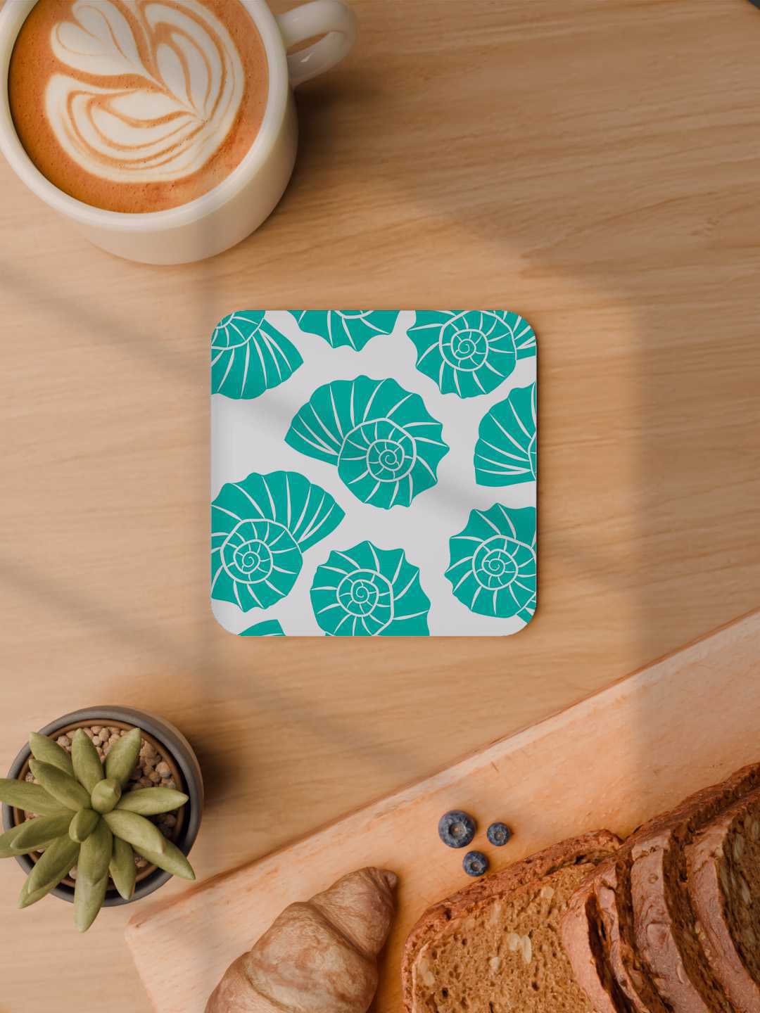 Beach Vibe Graphic Coasters - Pack of 6