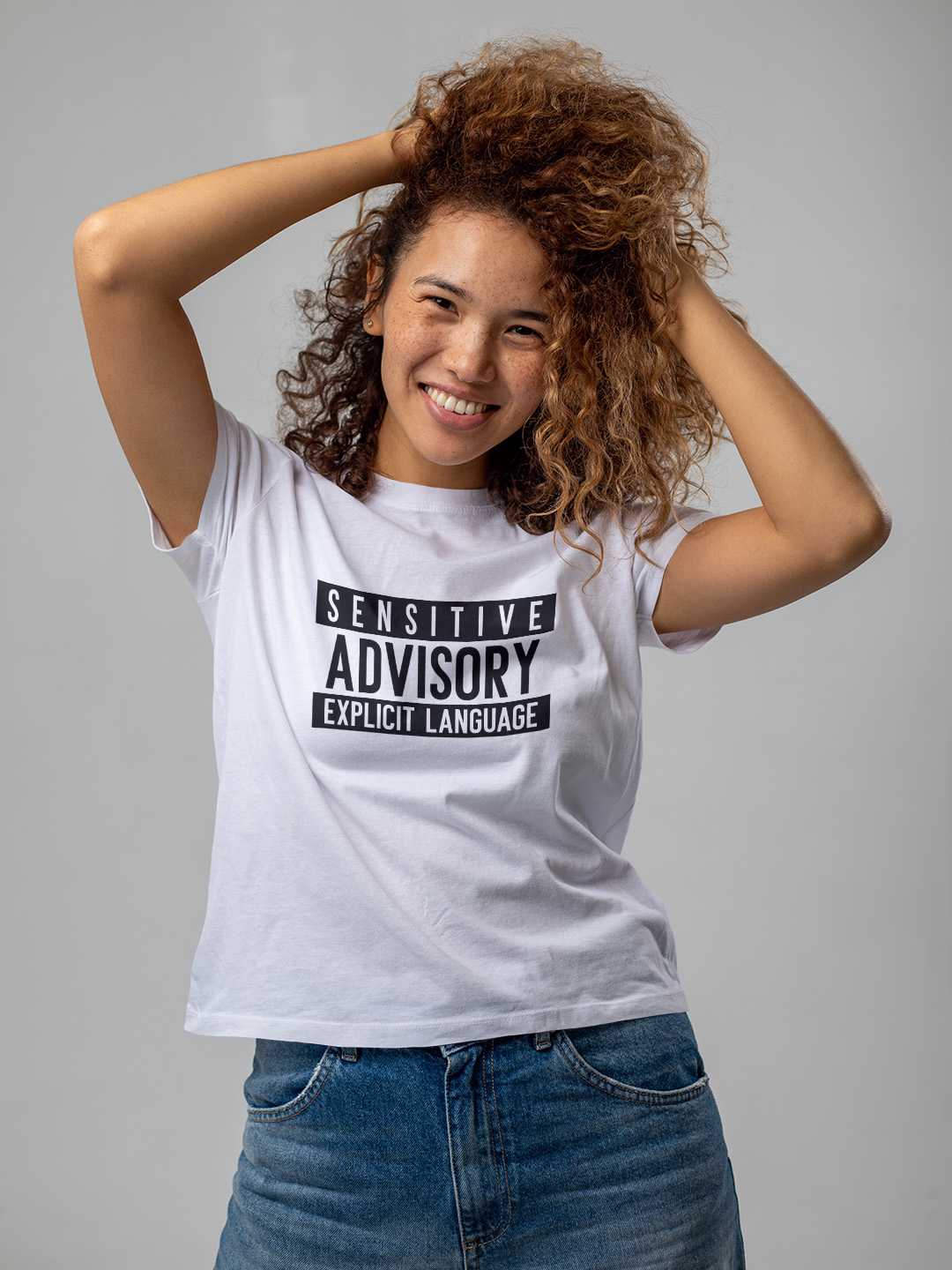 Sensitive Advisory Graphic Tee