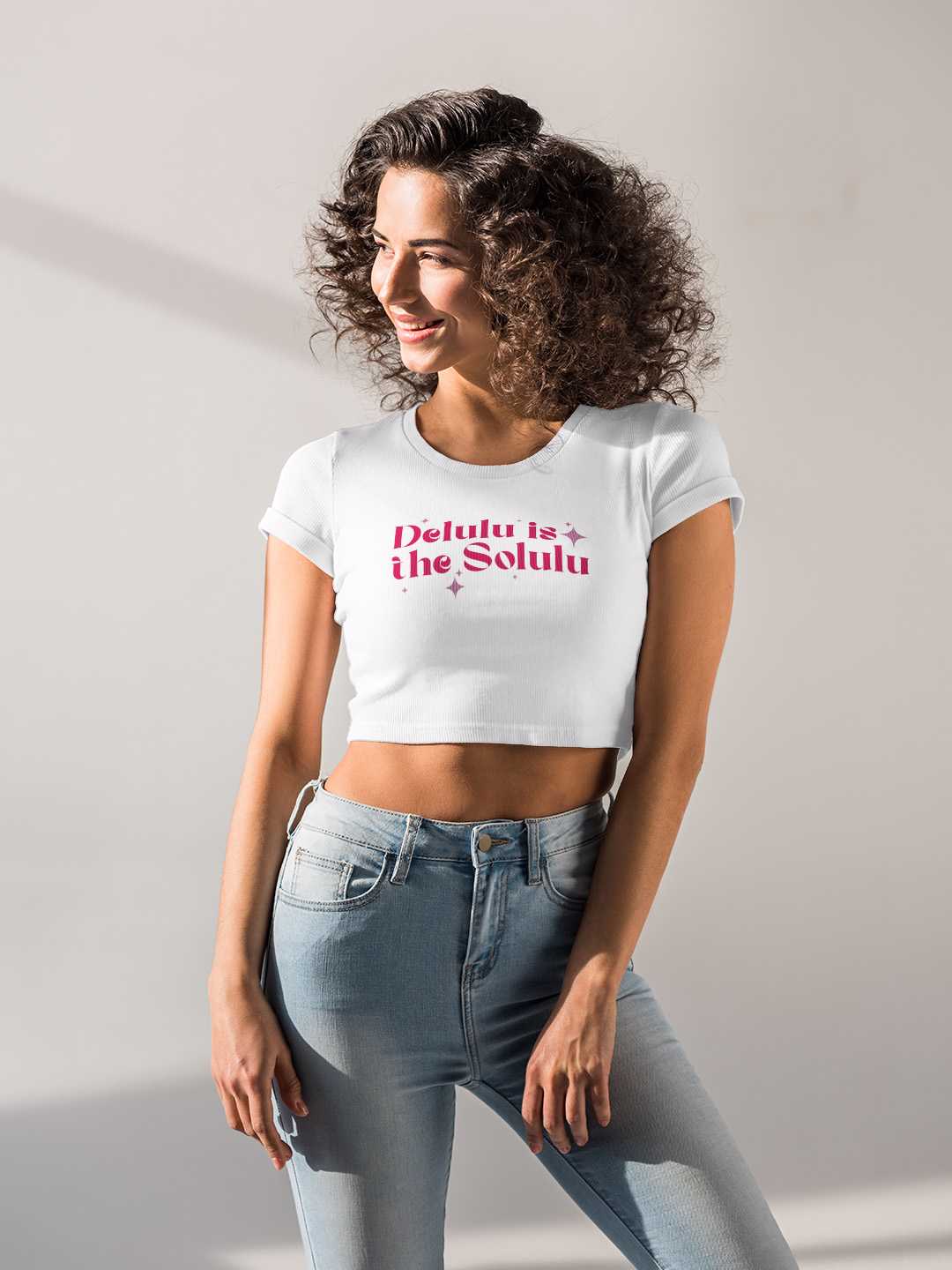 Delulu is Solulu Graphic Baby Tee