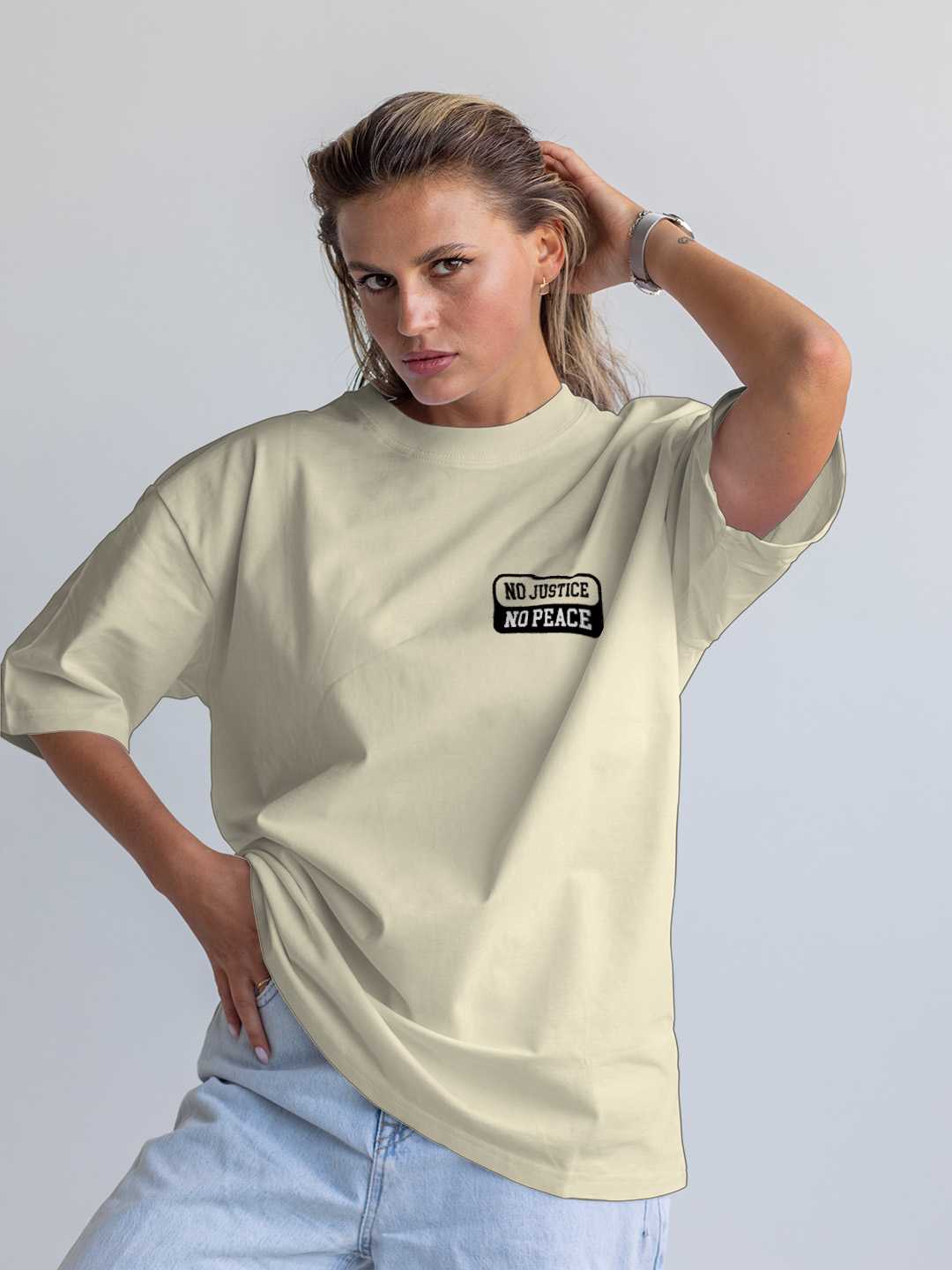 No Justice No Peace Oversized Tee