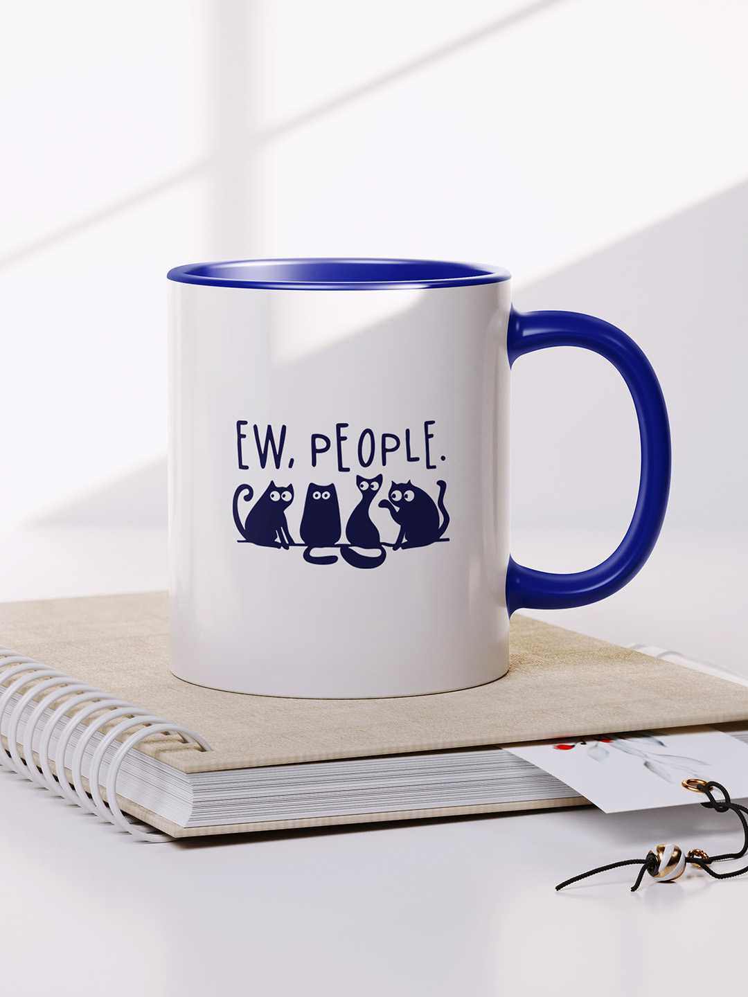 Ew People Graphic Printed Ceramic Mug
