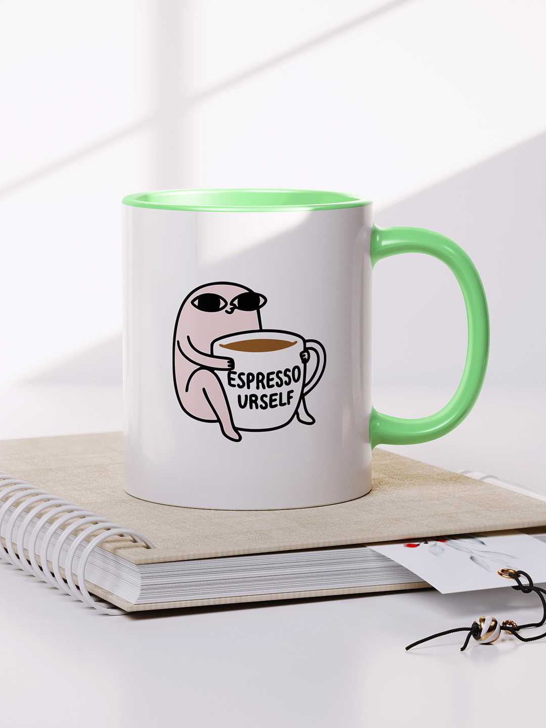 Espresso Urself Graphic Printed Ceramic Mug
