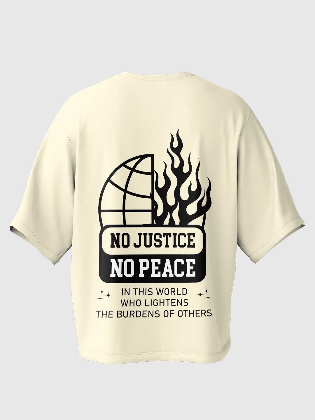 No Justice No Peace Oversized Tee
