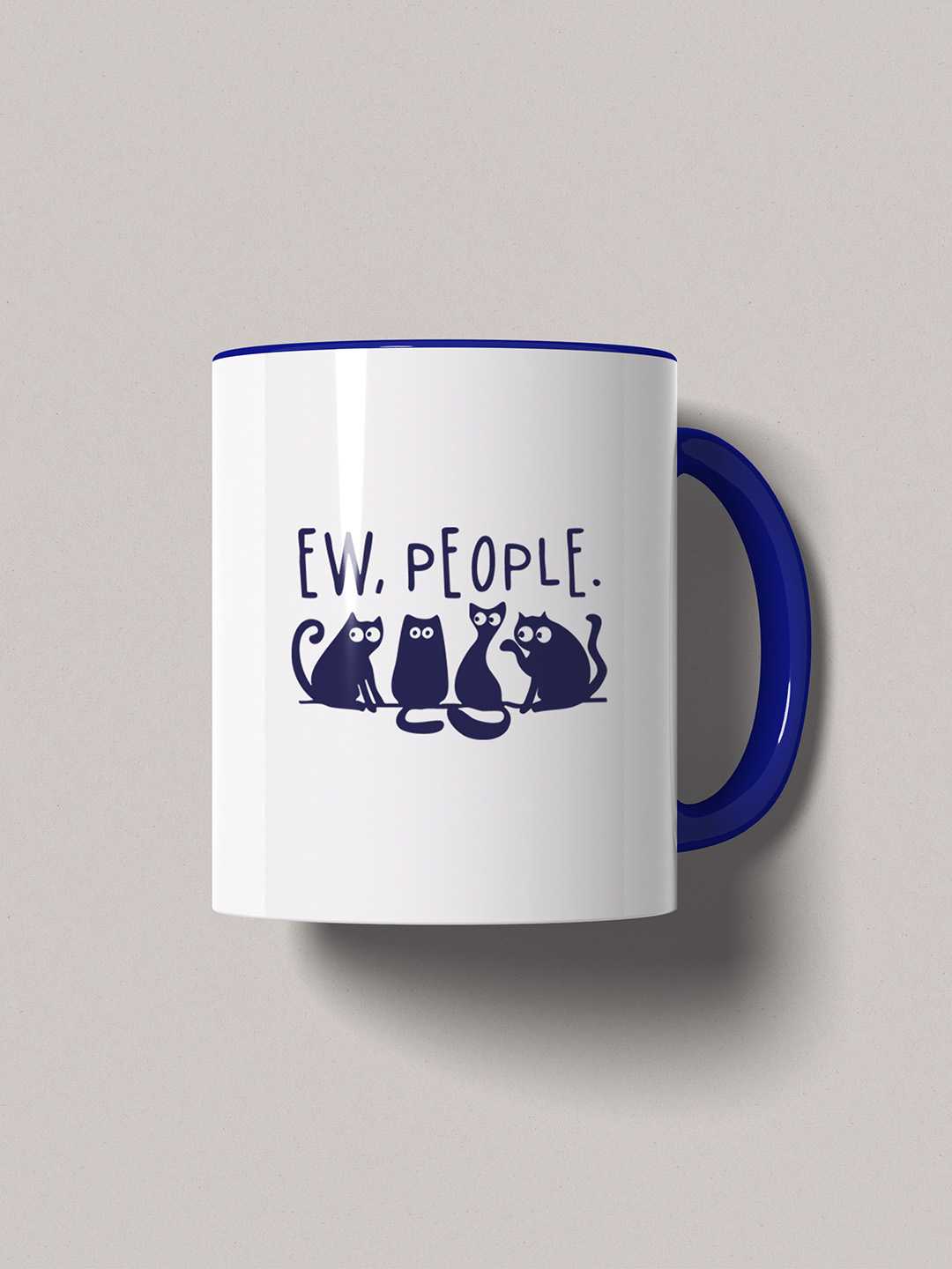 Ew People Graphic Printed Ceramic Mug