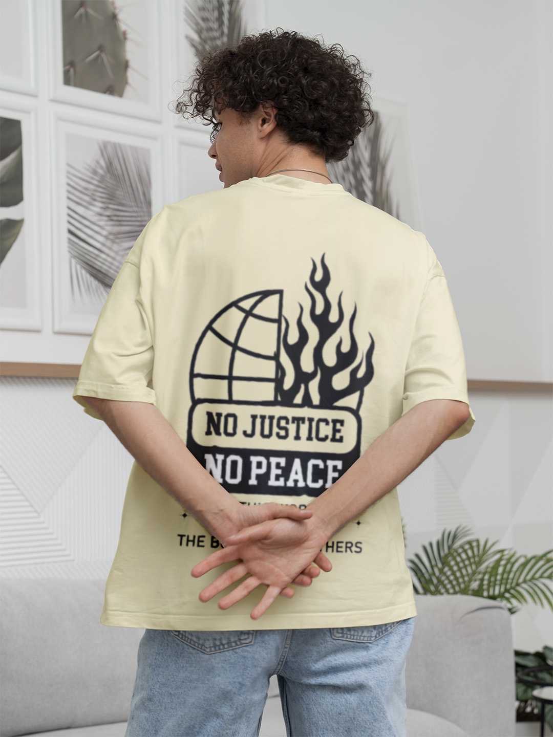 No Justice No Peace Oversized Tee