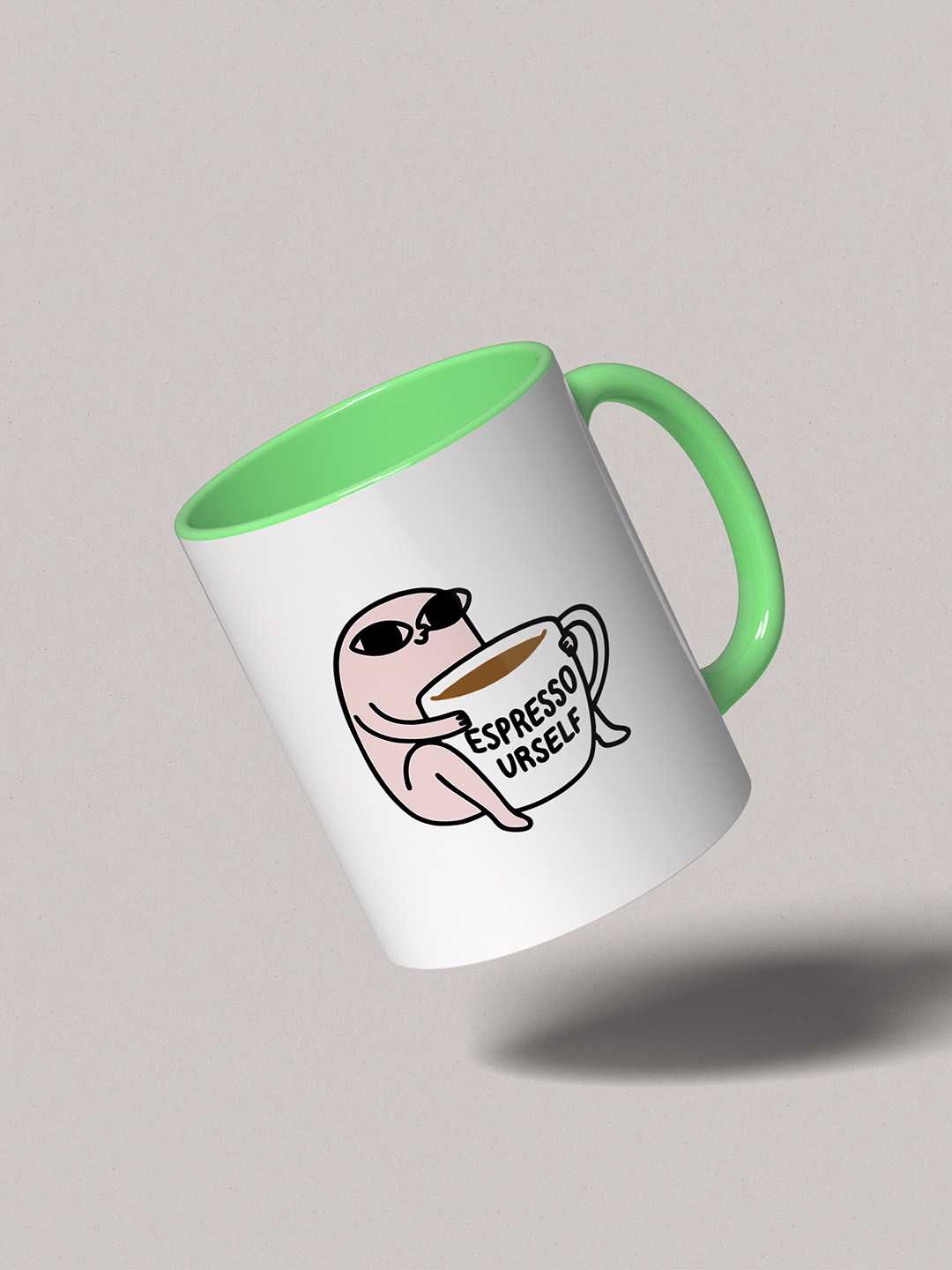 Espresso Urself Graphic Printed Ceramic Mug