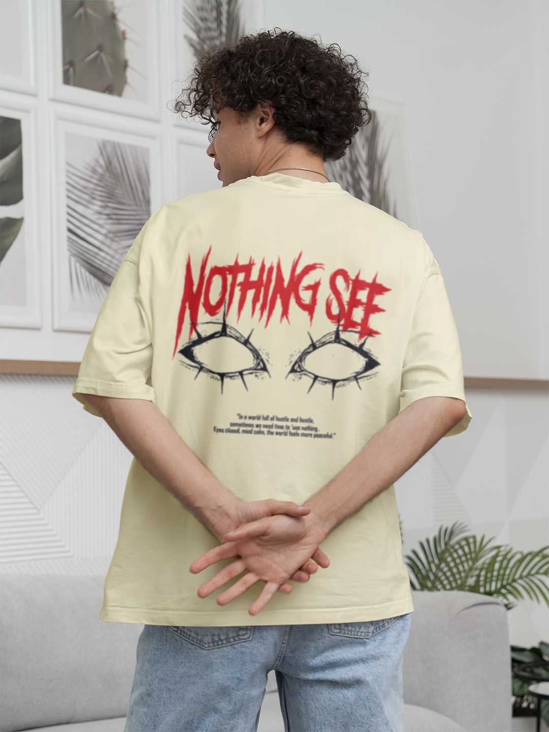 Nothing See Oversized Tee