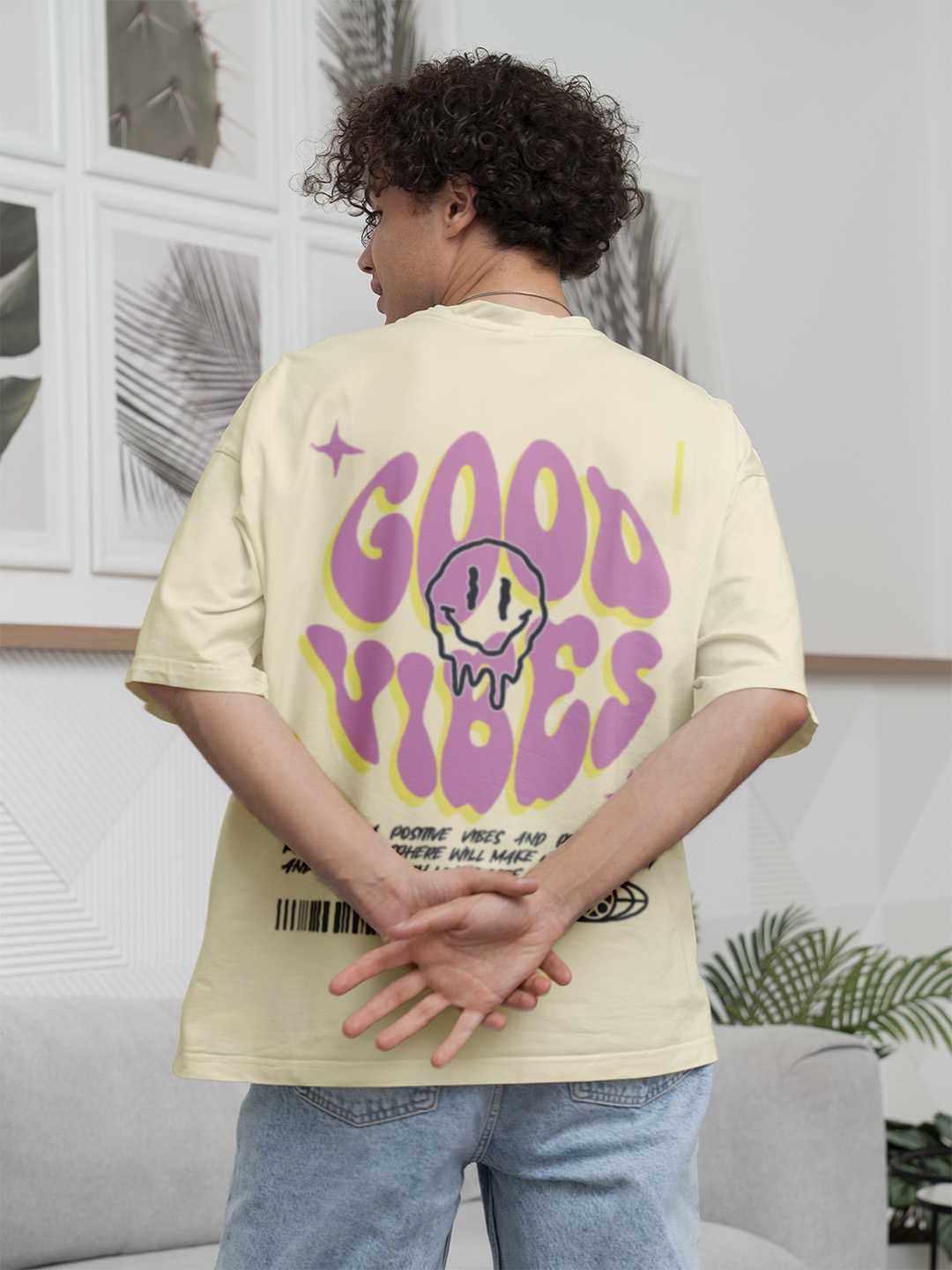 Good Vibes Oversized Tee