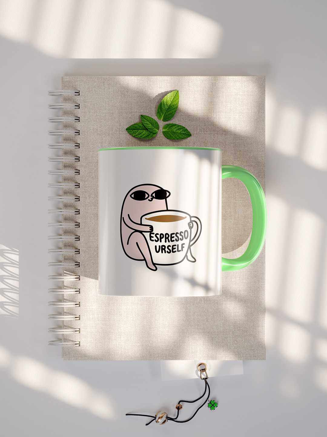 Espresso Urself Graphic Printed Ceramic Mug