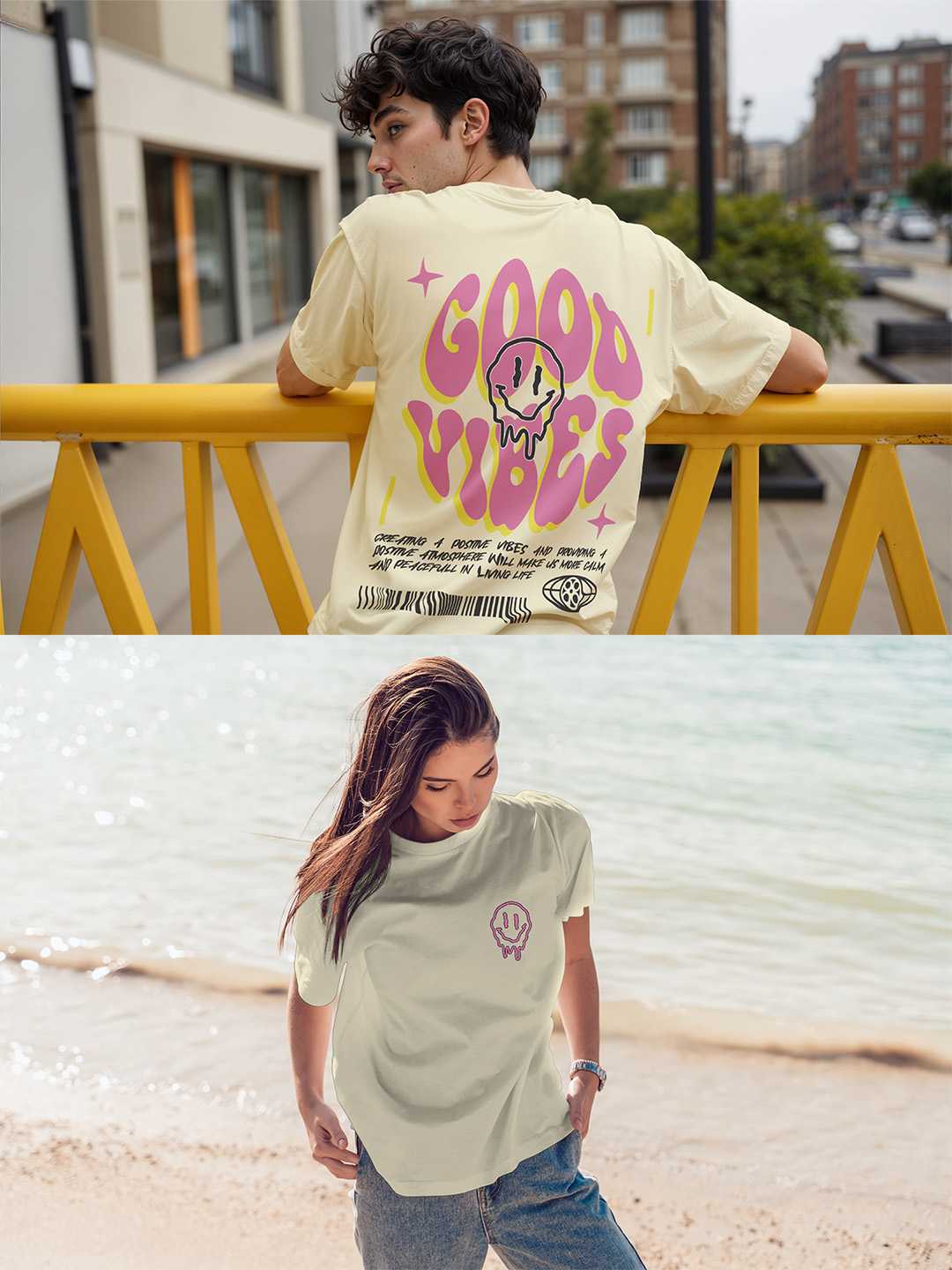Good Vibes Oversized Tee