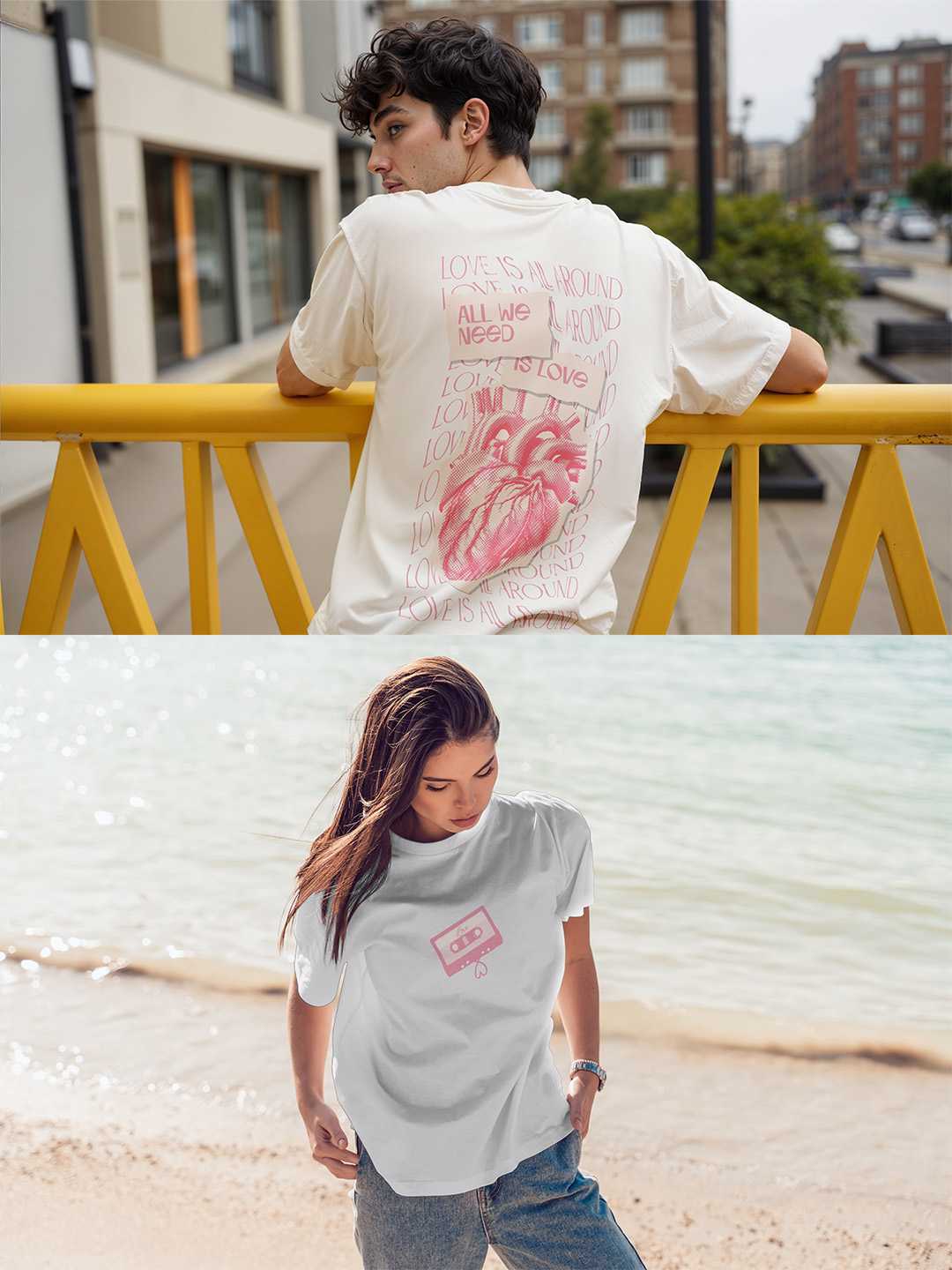 Love is all we need Oversized Tee