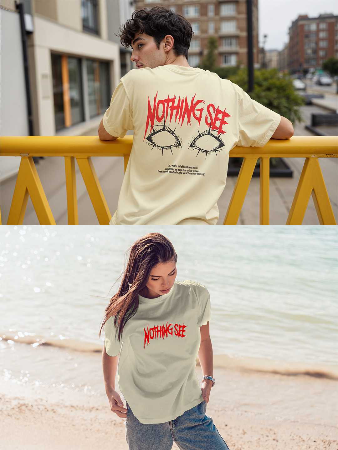 Nothing See Oversized Tee